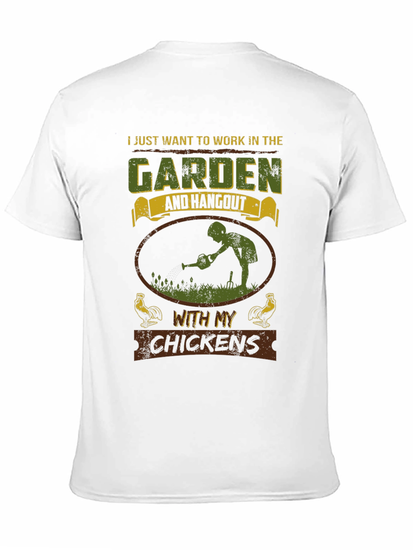Gardening & Chicken Lover T-Shirt