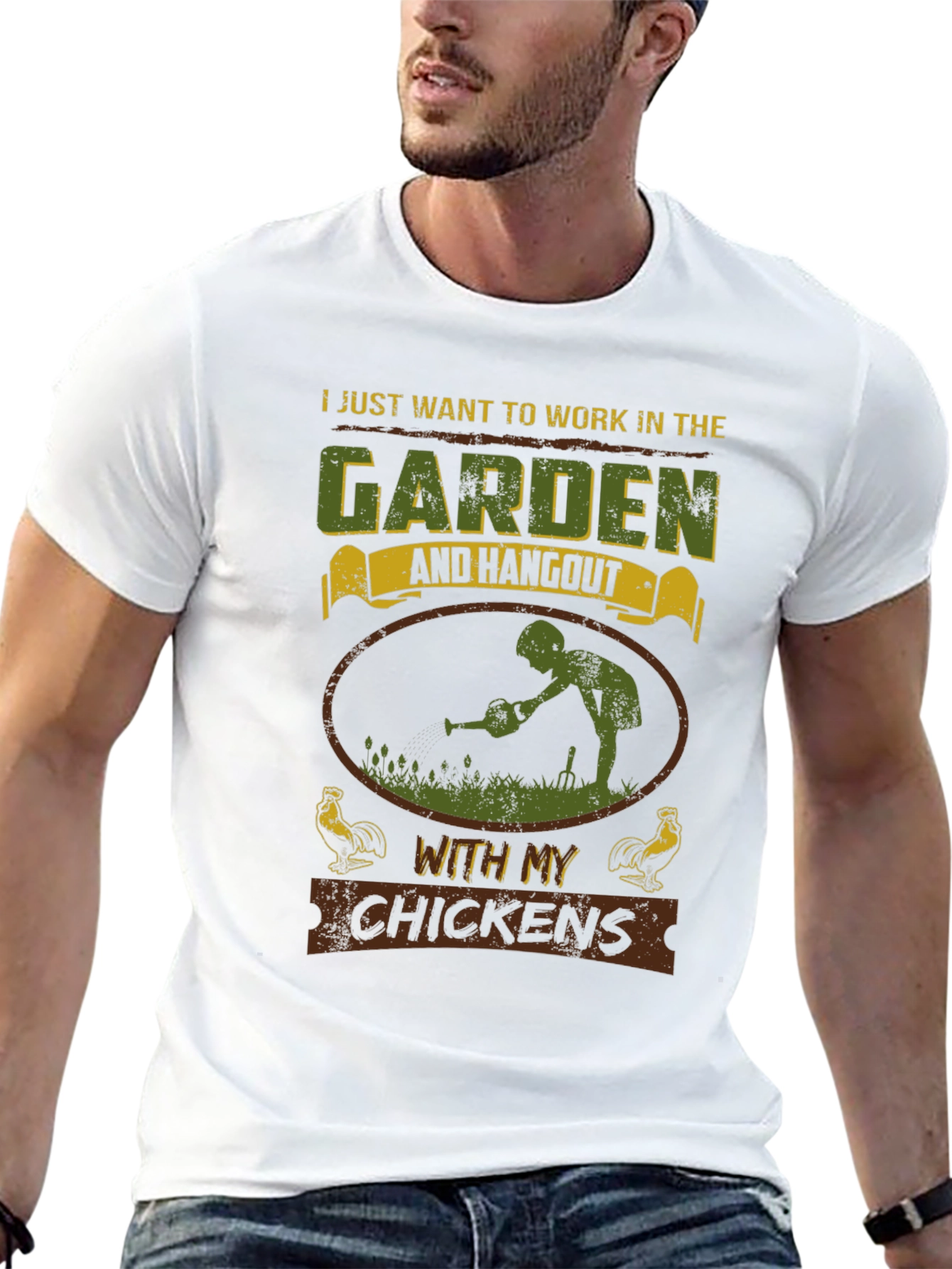 Gardening & Chicken Lover T-Shirt