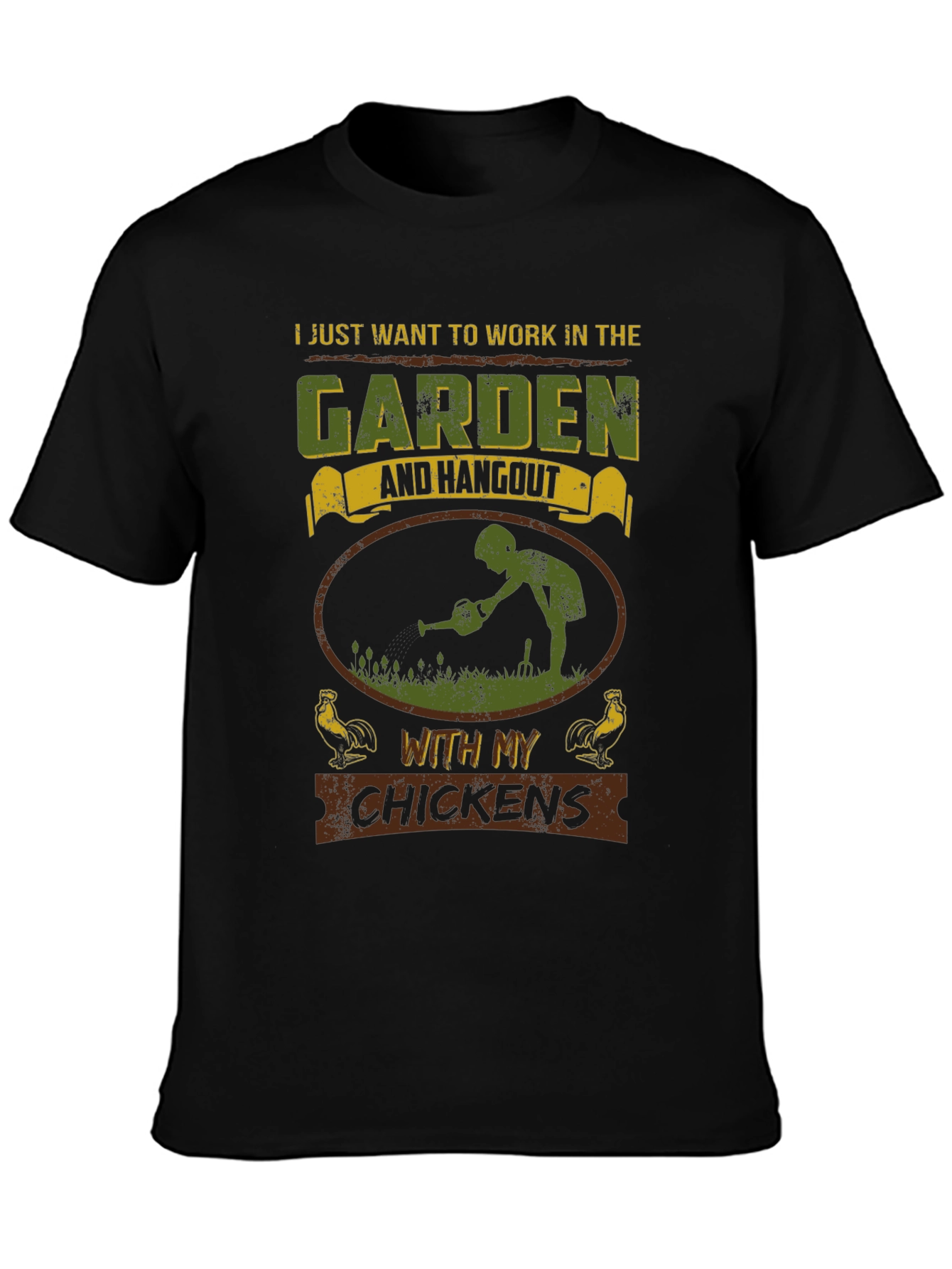 Gardening & Chicken Lover T-Shirt