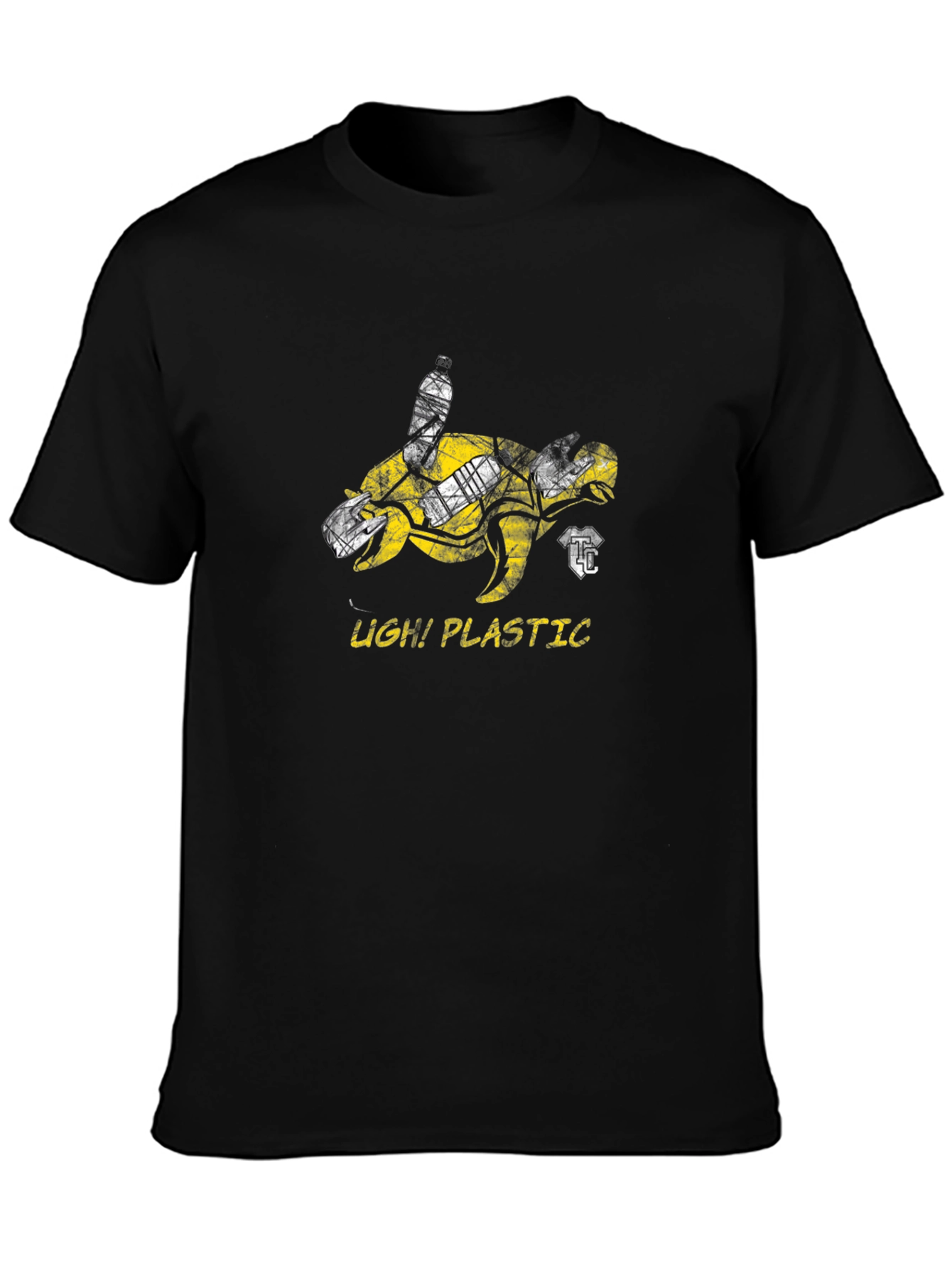 Reduce Plastic Turtle Graphic T-Shirt