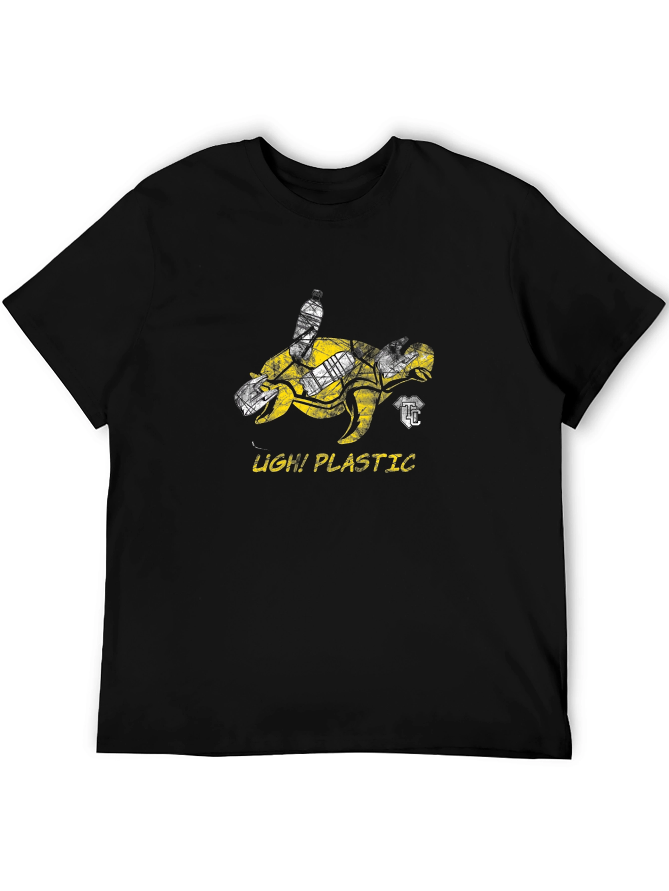 Reduce Plastic Turtle Graphic T-Shirt