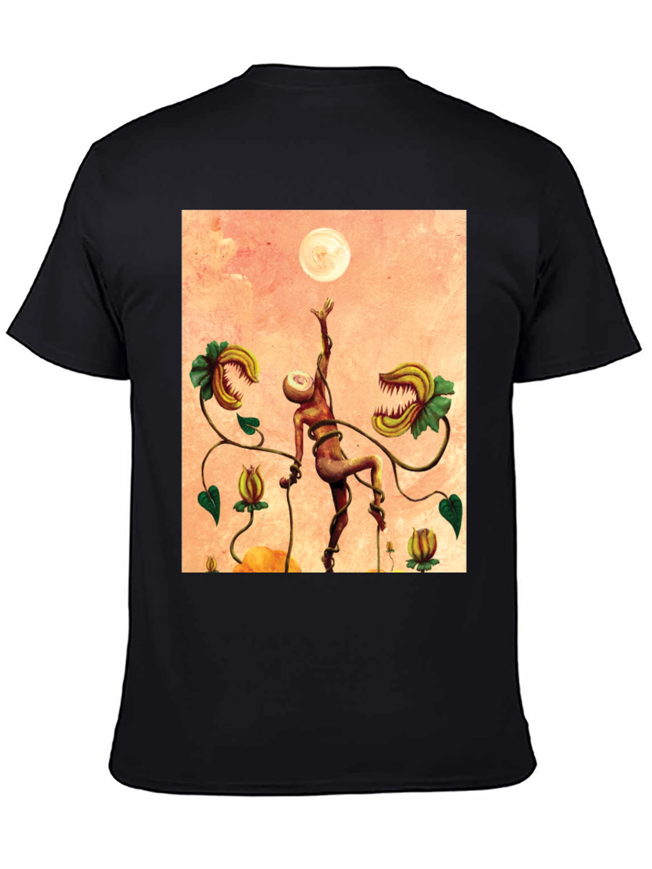 Surreal Venus Flytrap Graphic Tee - Unique Art Shirt