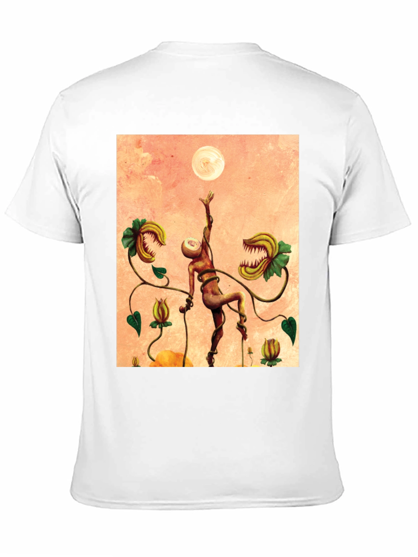 Surreal Venus Flytrap Graphic Tee - Unique Art Shirt