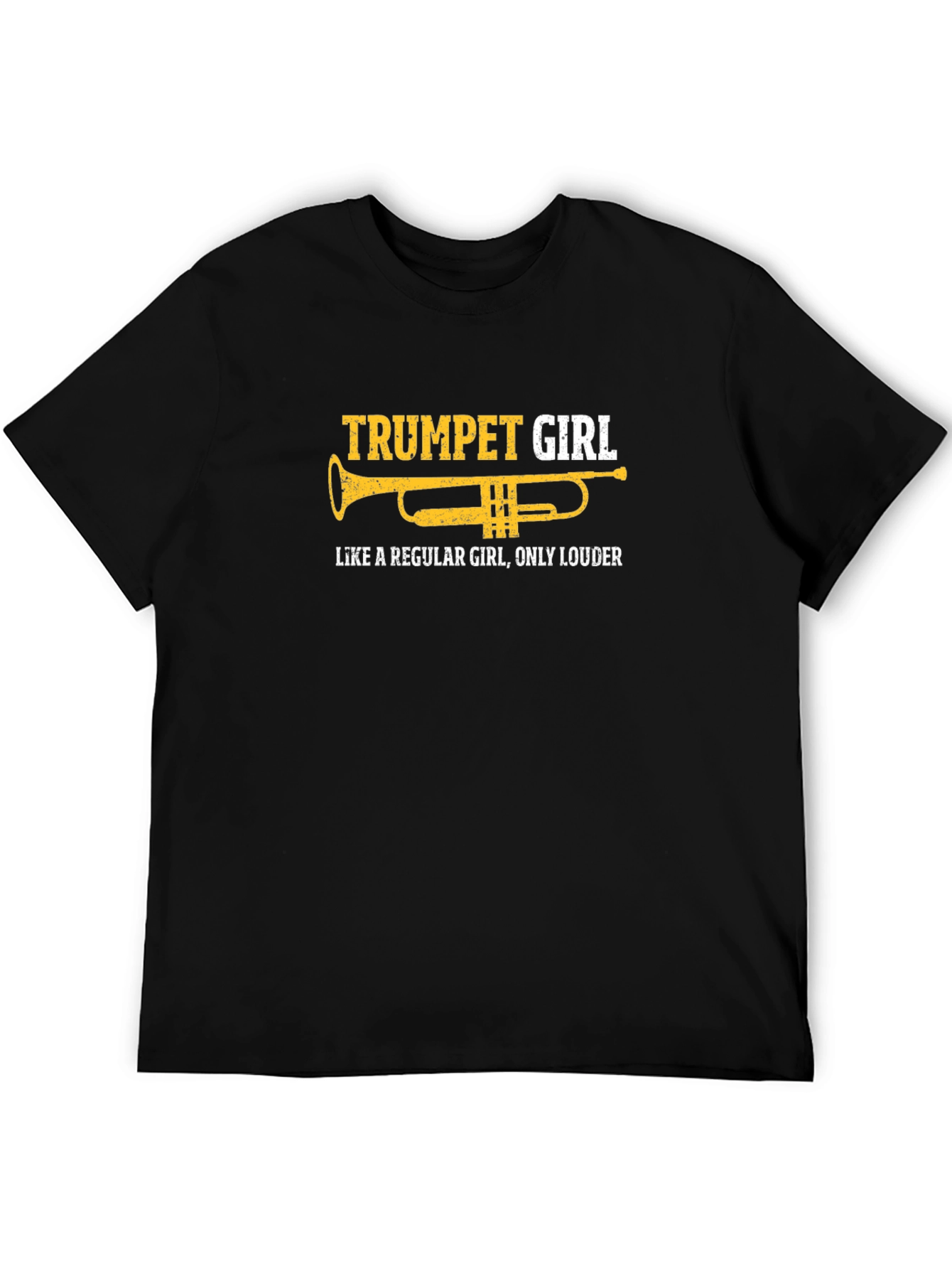 Trumpet Girl Tee - Funny Band T-Shirt