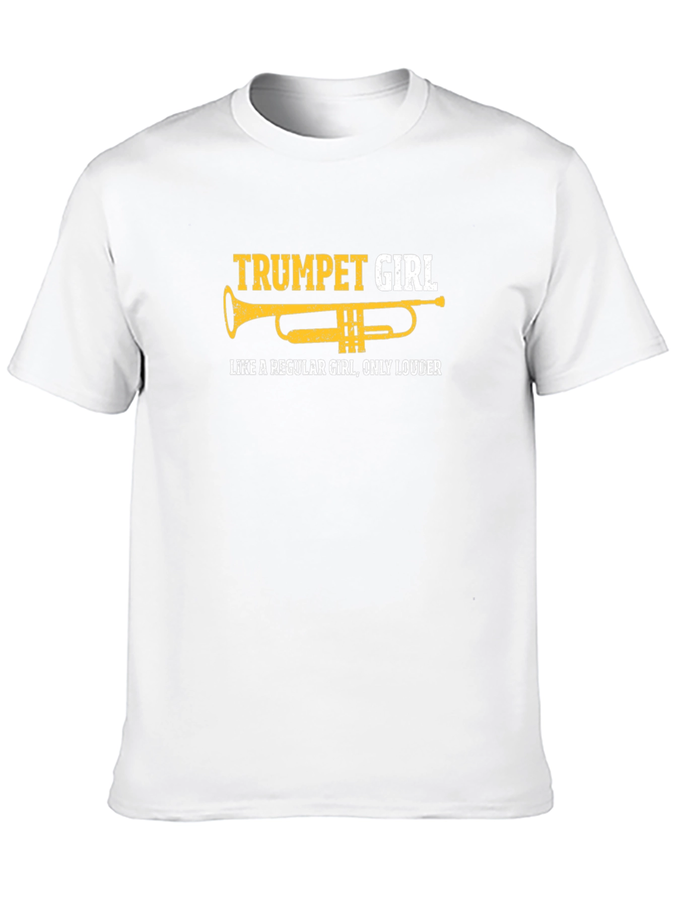 Trumpet Girl Tee - Funny Band T-Shirt