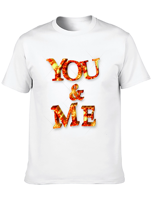 You & Me Graphic Tee - Bold & Romantic Design