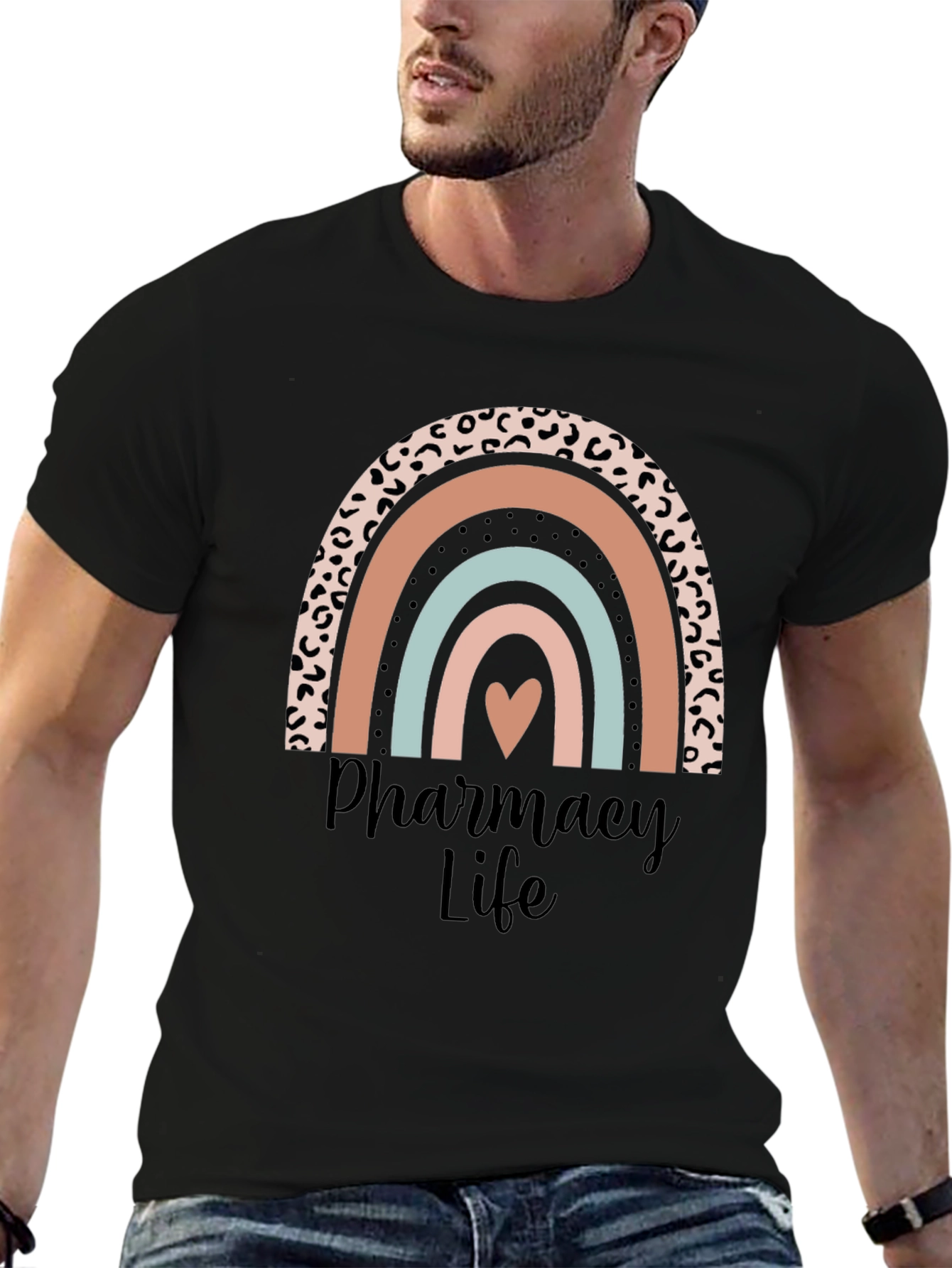 Pharmacy Life Rainbow Graphic Tee