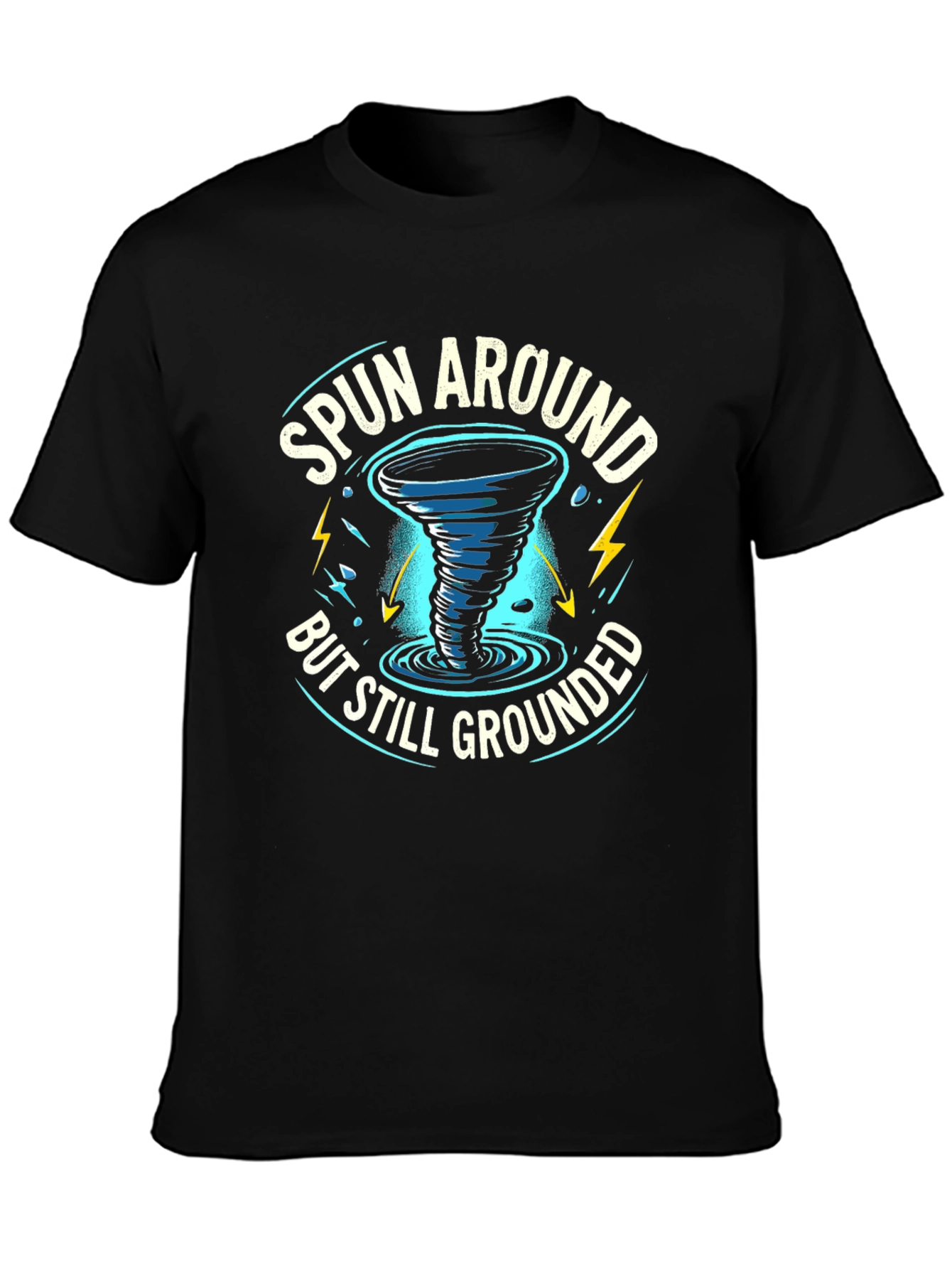 Spun Around Grounded Graphic Tee - Tornado Design