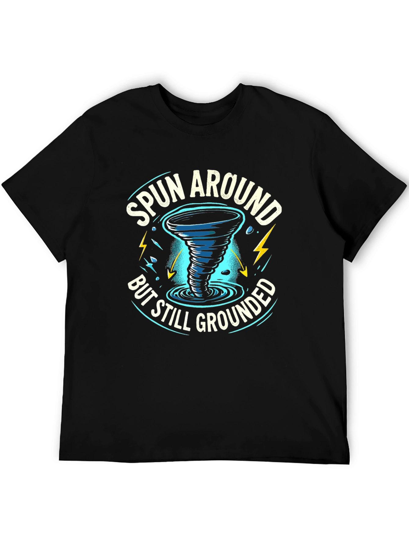 Spun Around Grounded Graphic Tee - Tornado Design