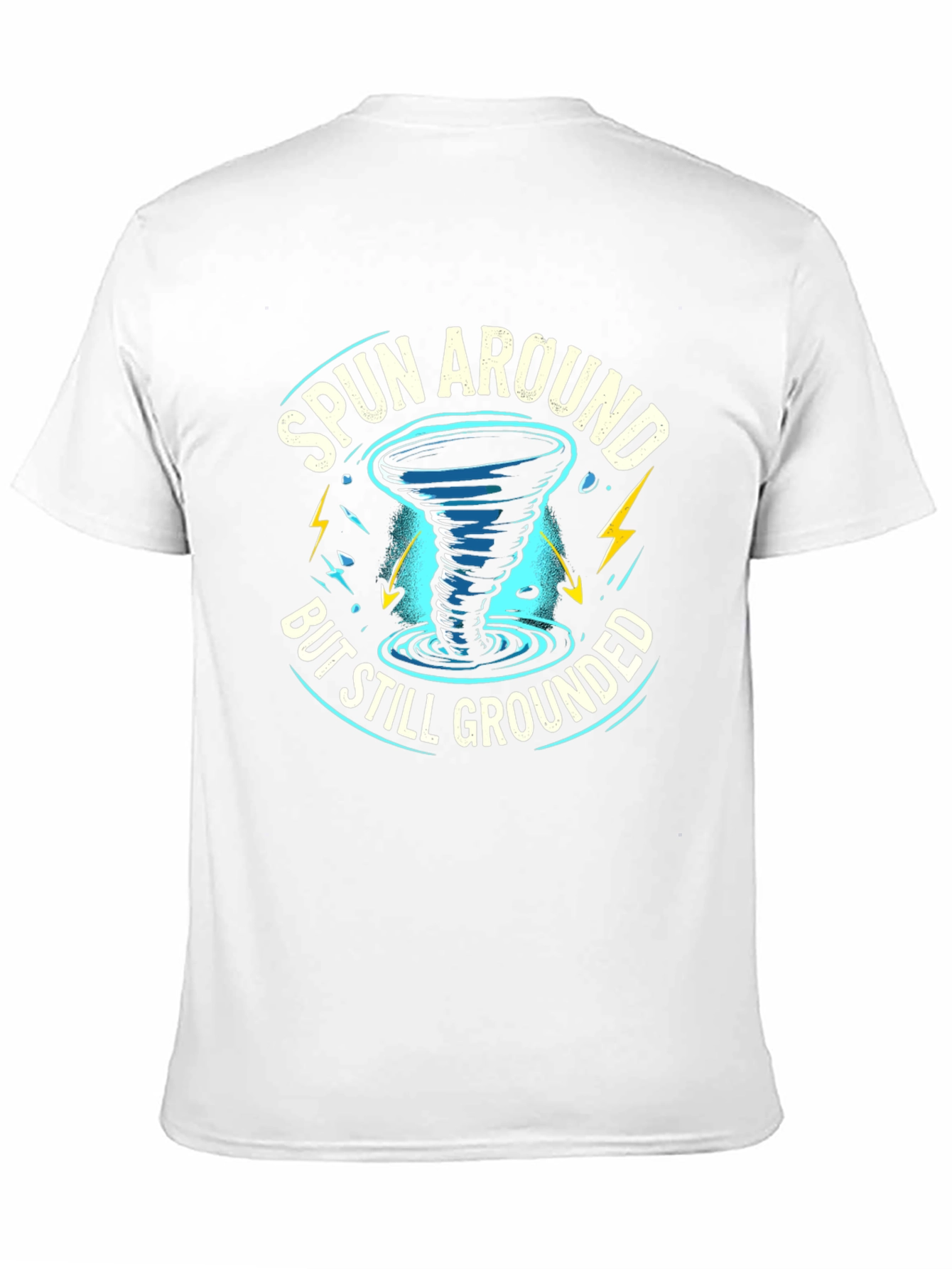 Spun Around Grounded Graphic Tee - Tornado Design