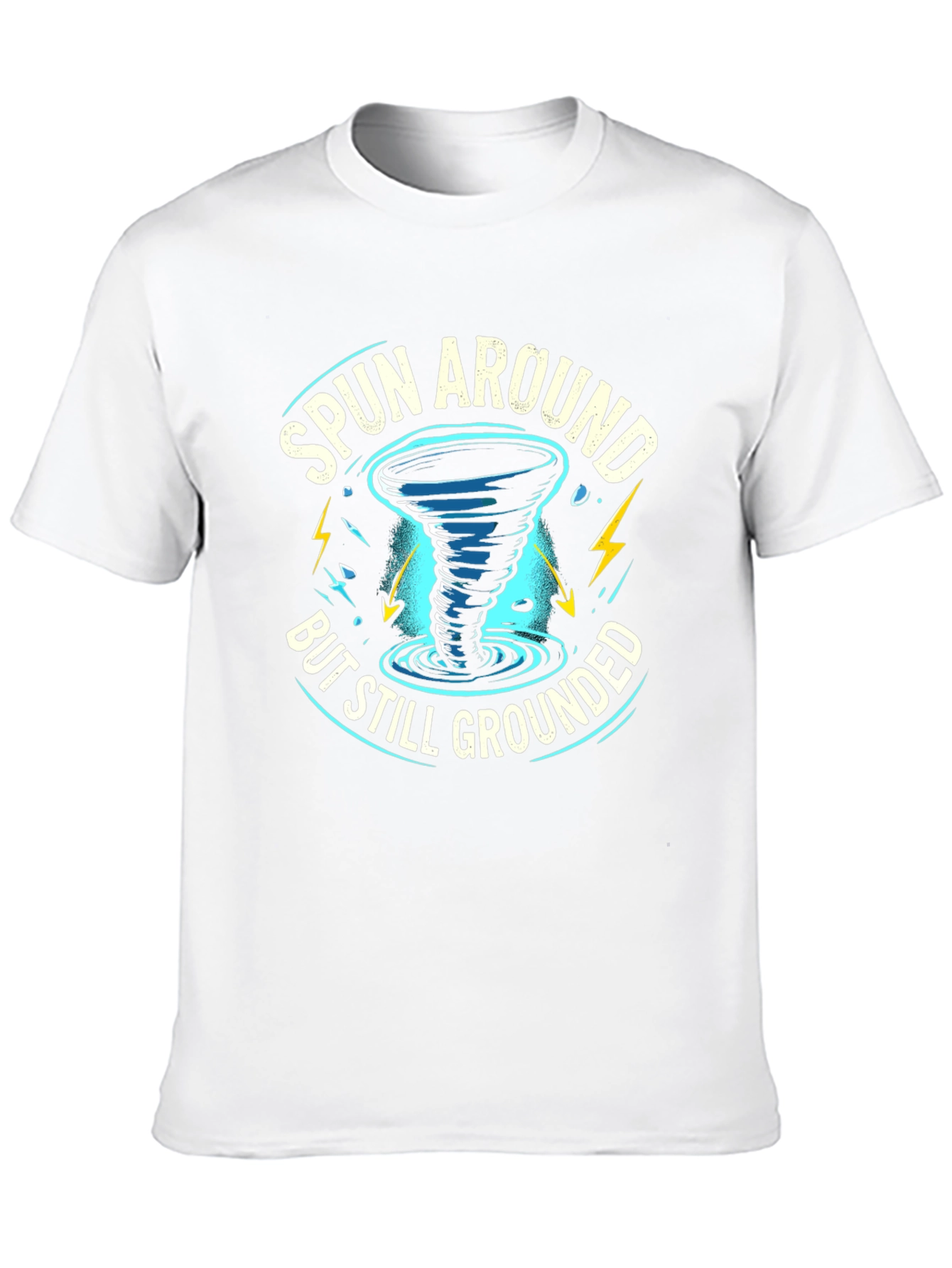 Spun Around Grounded Graphic Tee - Tornado Design