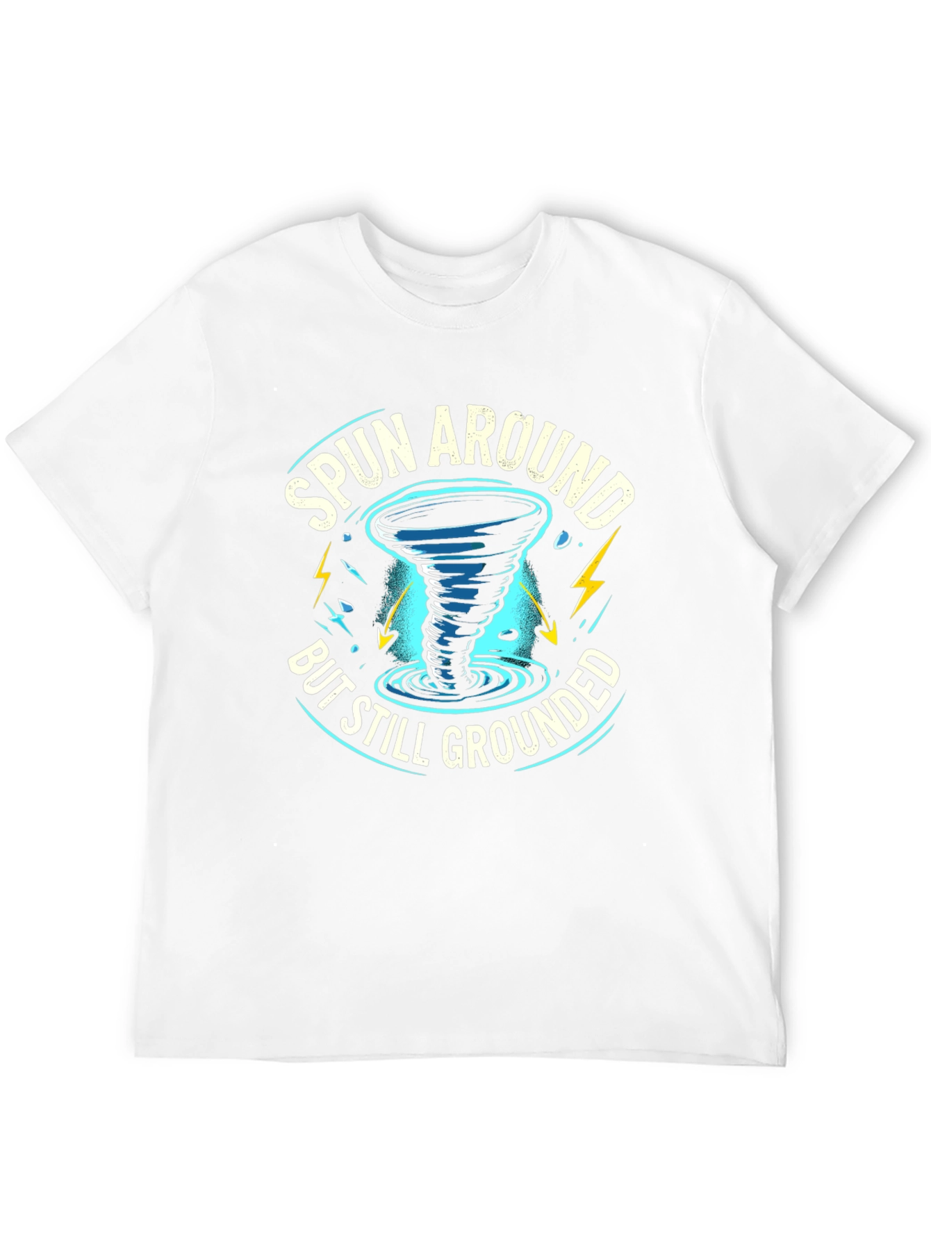 Spun Around Grounded Graphic Tee - Tornado Design