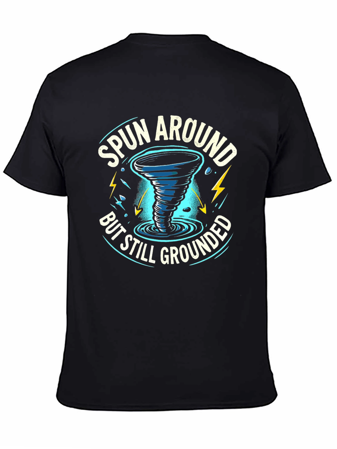 Spun Around Grounded Graphic Tee - Tornado Design