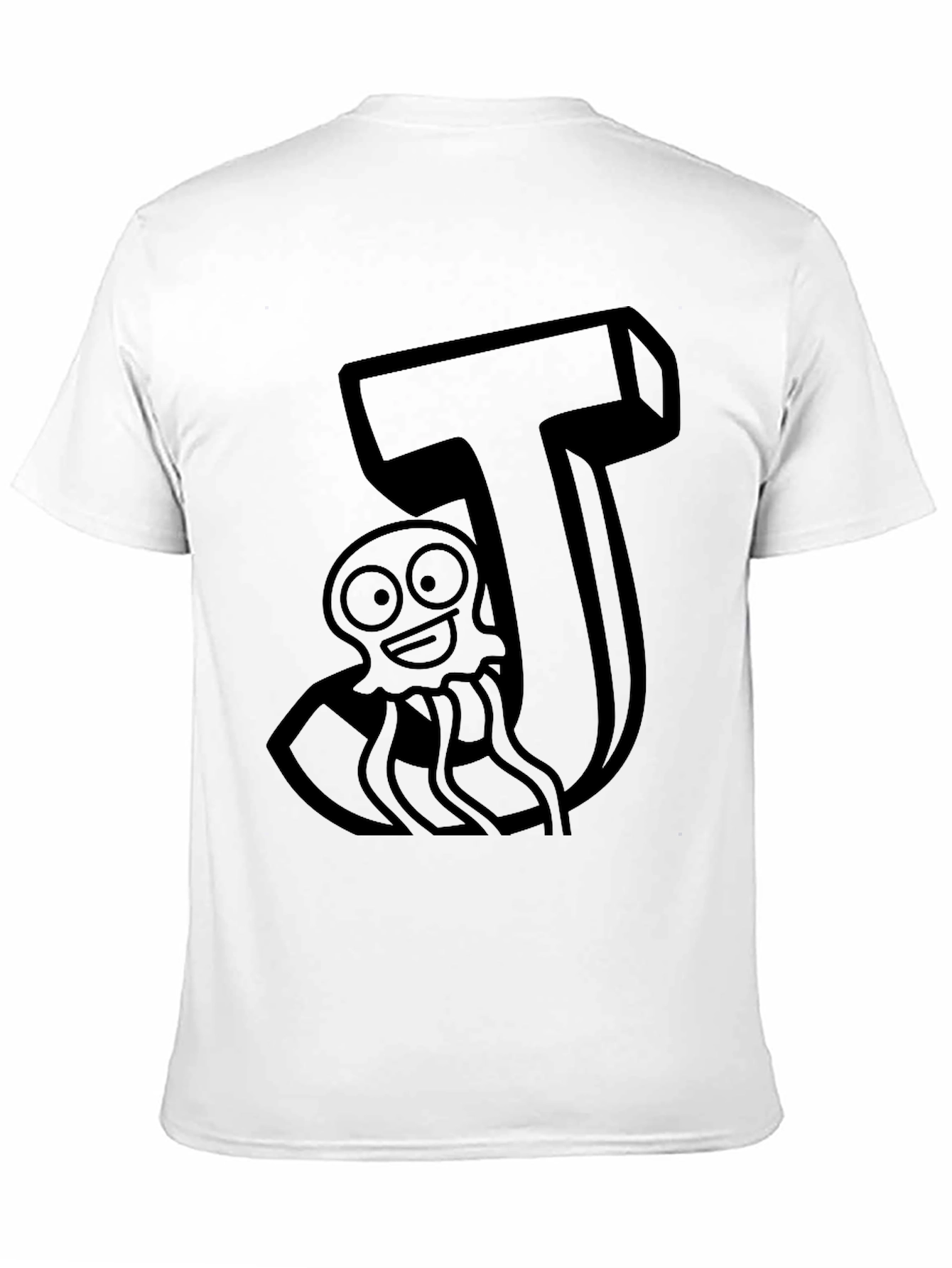 J is for Jellyfish Black T-Shirt