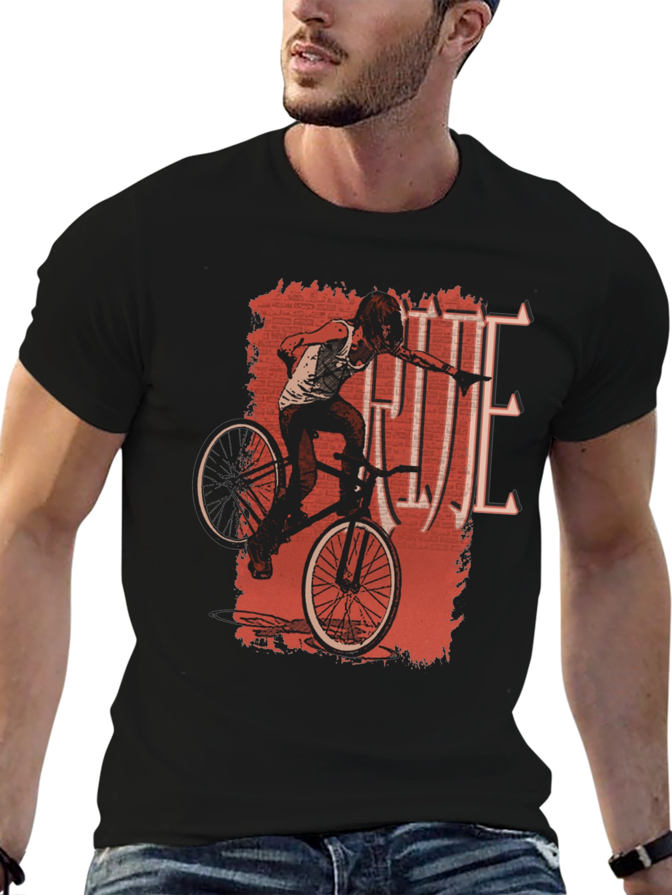 Ride BMX Graphic Tee - Mens Black T-Shirt