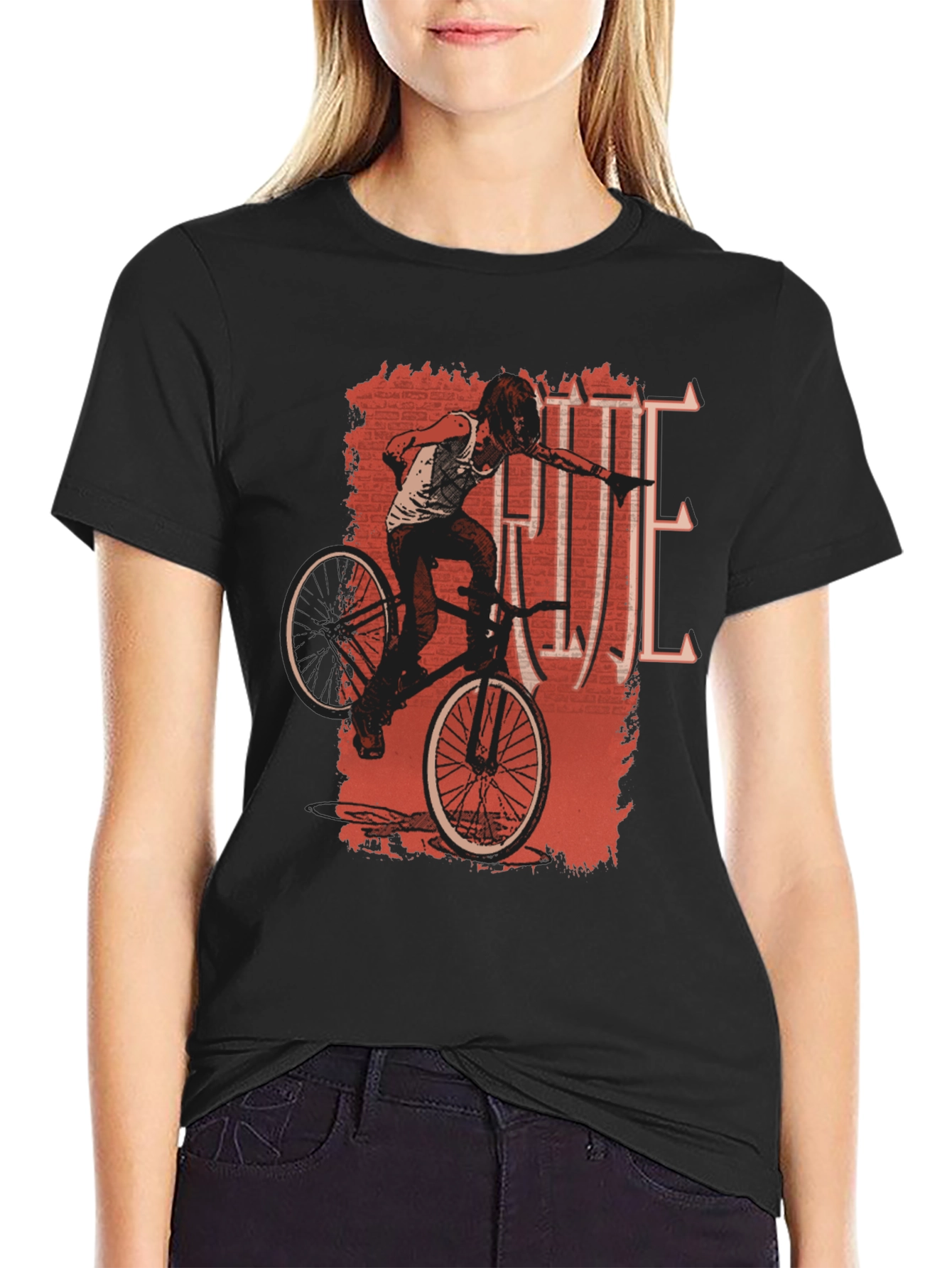 Ride BMX Graphic Tee - Mens Black T-Shirt