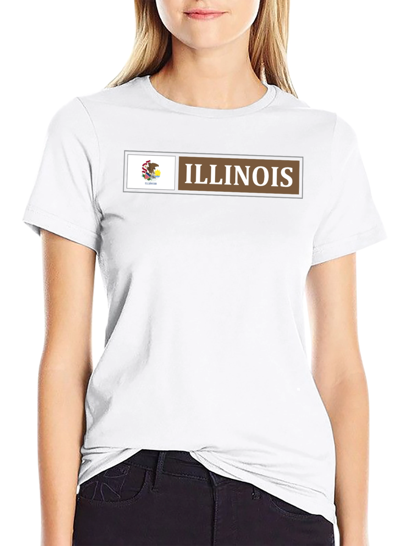 Illinois State Flag Graphic T-Shirt