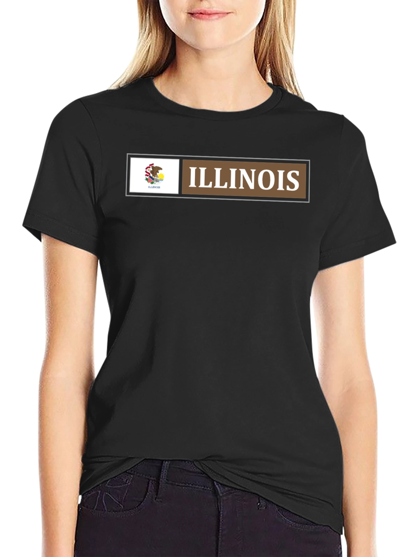 Illinois State Flag Graphic T-Shirt