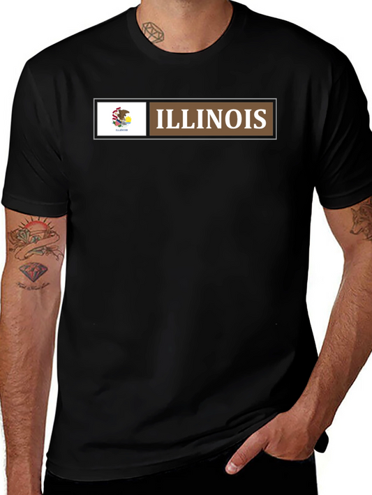 Illinois State Flag Graphic T-Shirt