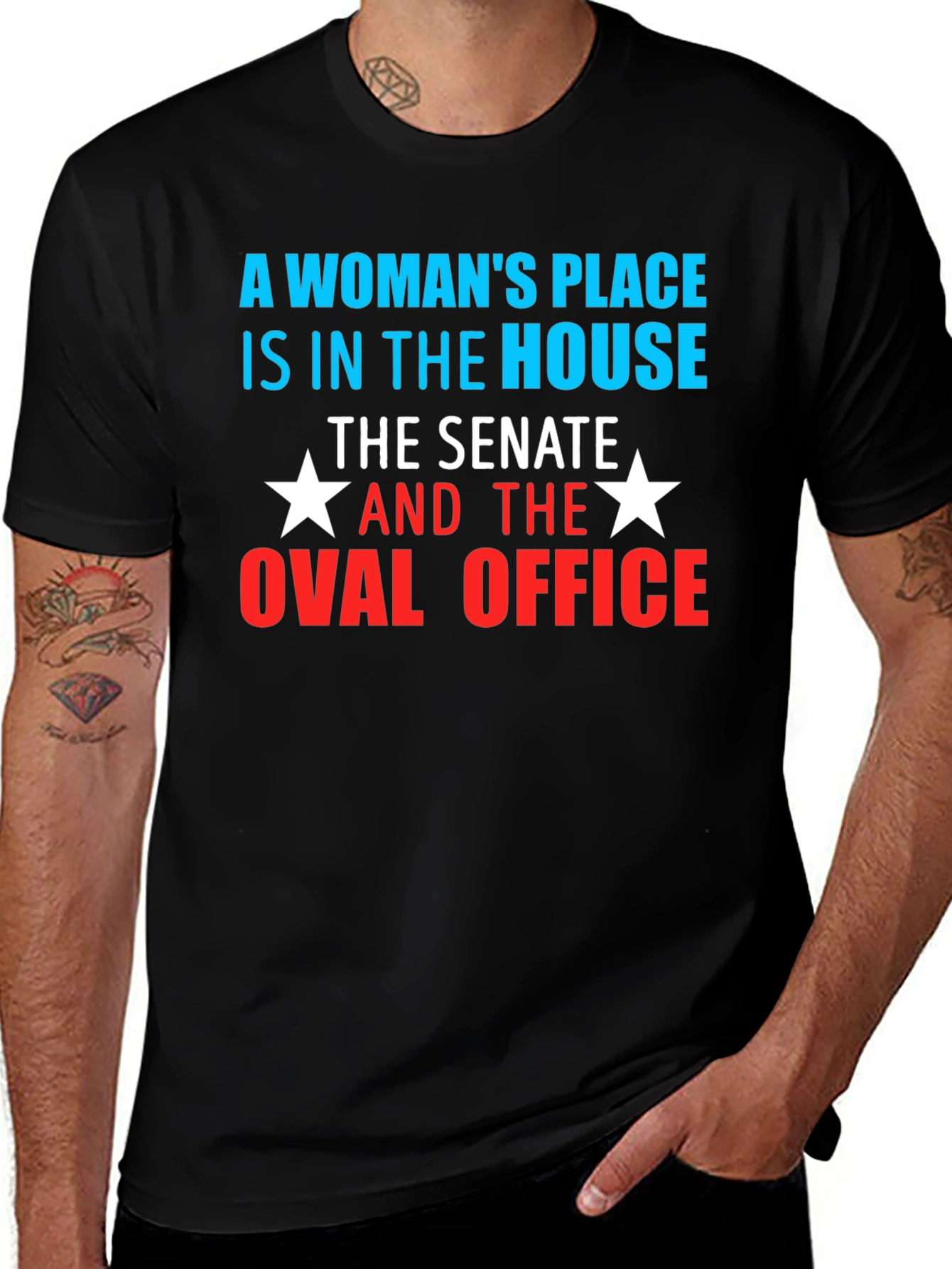 Empowered Women T-Shirt - House Senate Oval Office