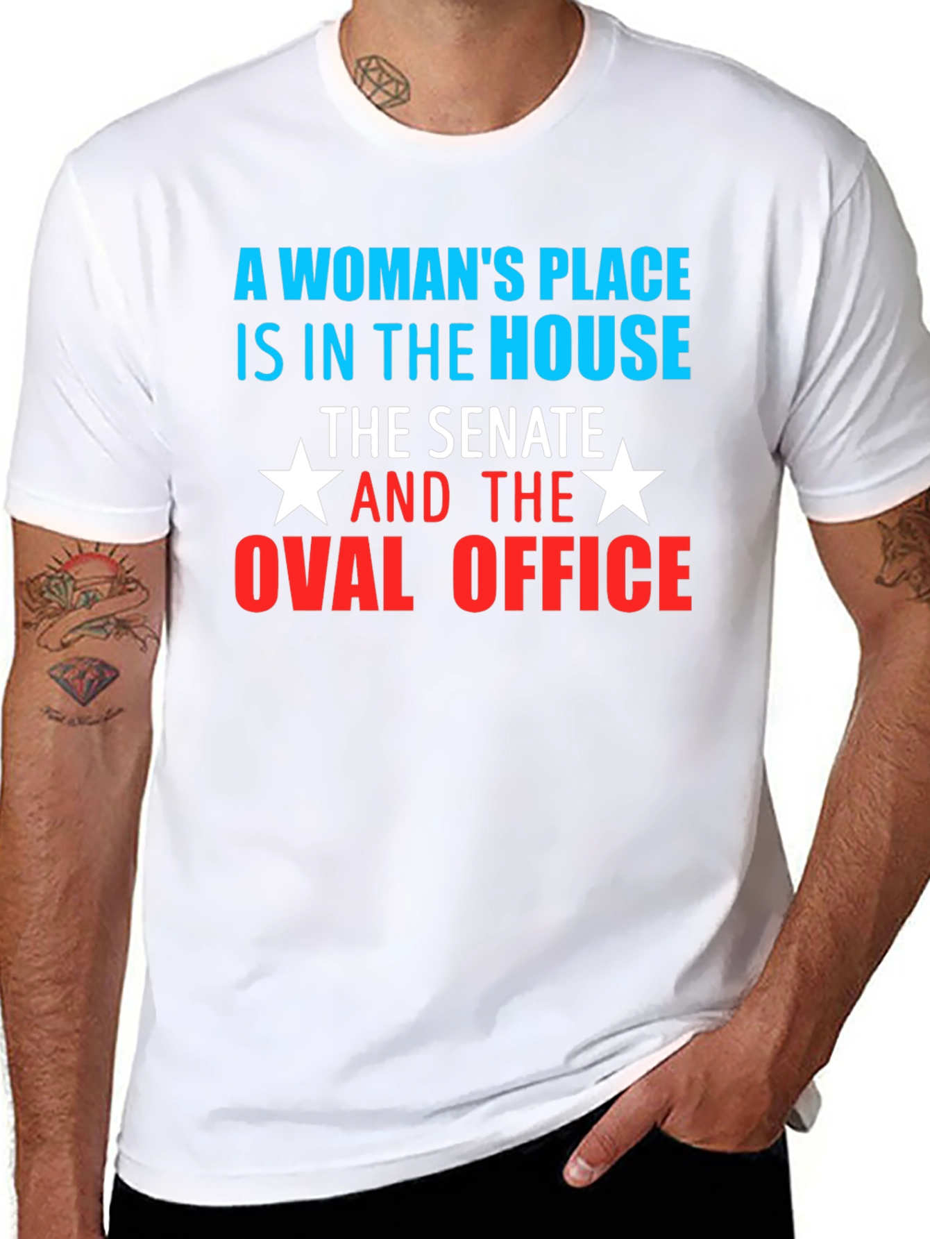 Empowered Women T-Shirt - House Senate Oval Office