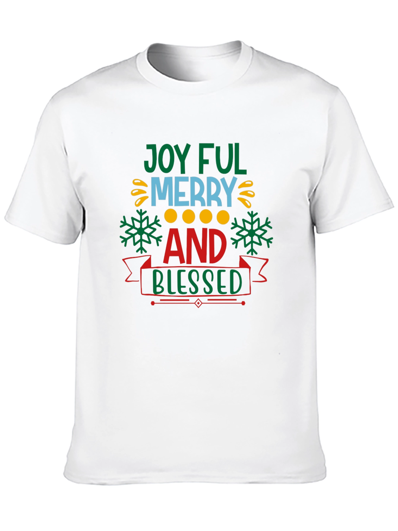 Joyful Merry & Blessed Graphic Tee