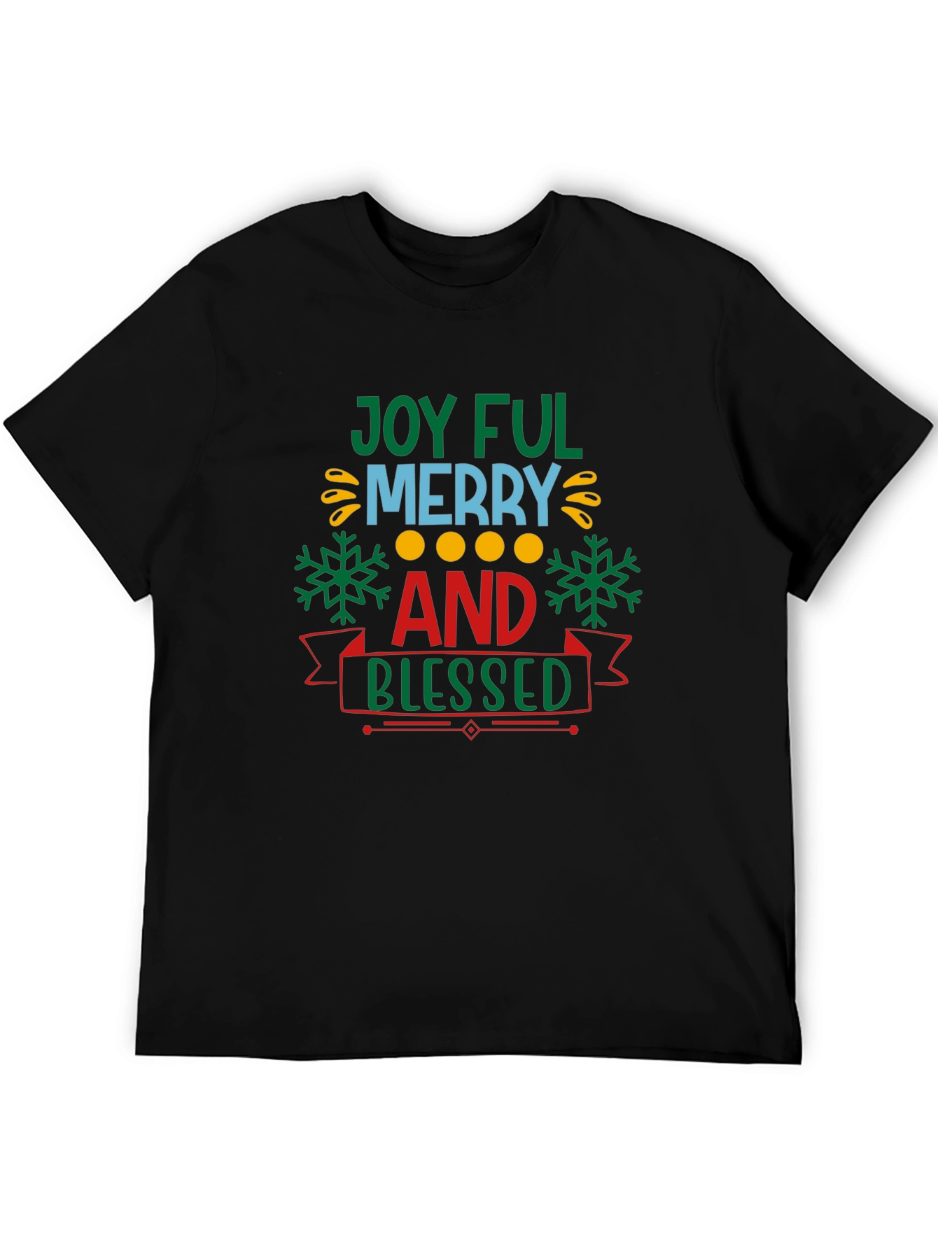 Joyful Merry & Blessed Graphic Tee