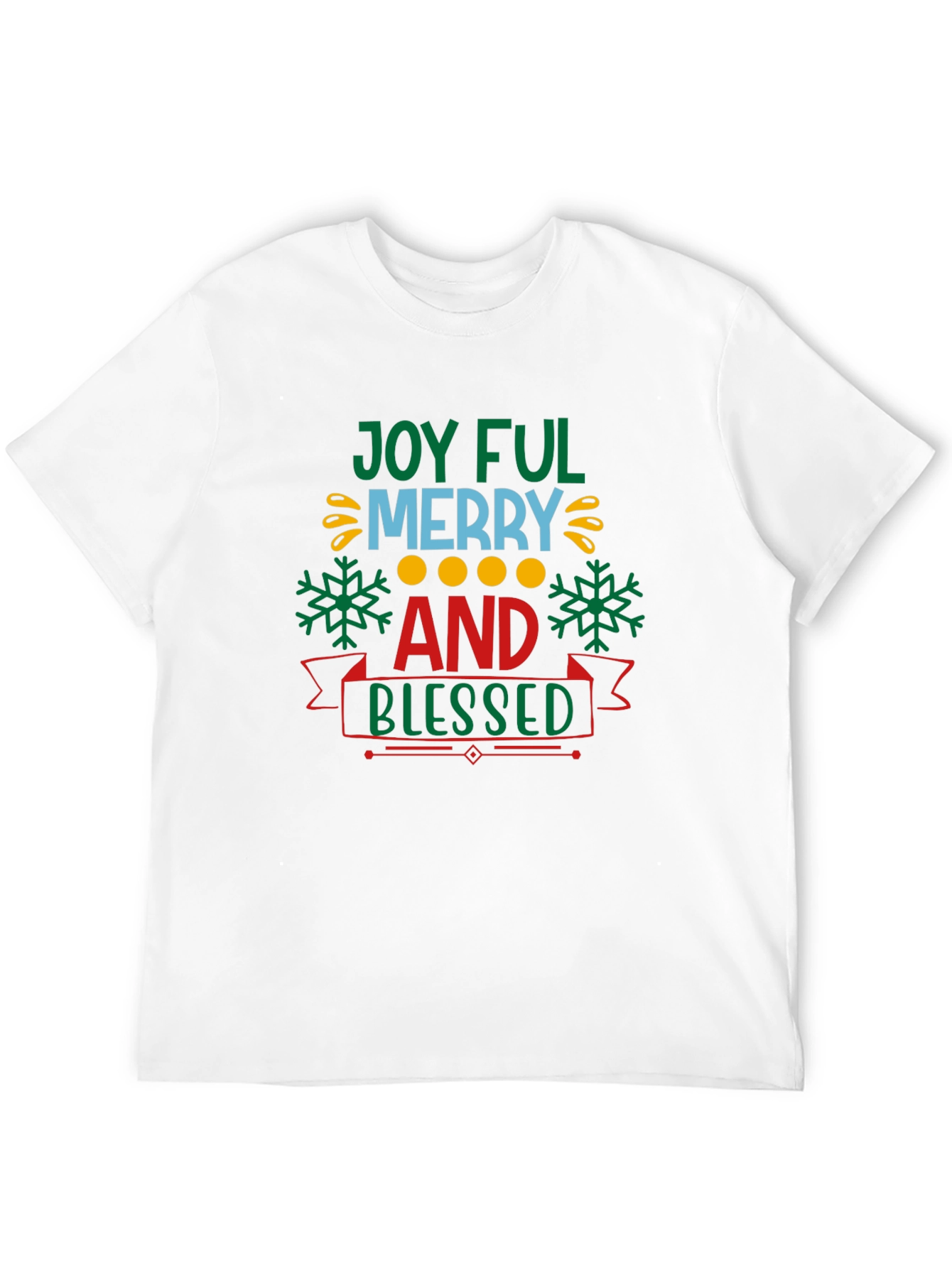 Joyful Merry & Blessed Graphic Tee