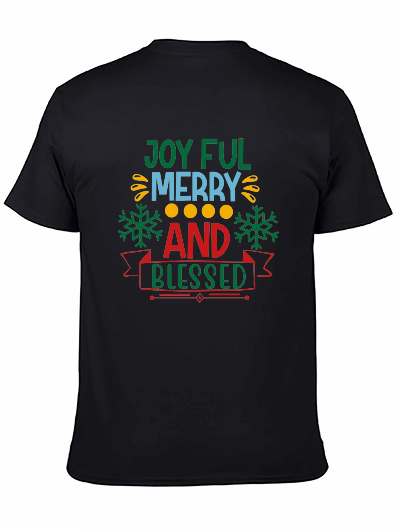 Joyful Merry & Blessed Graphic Tee
