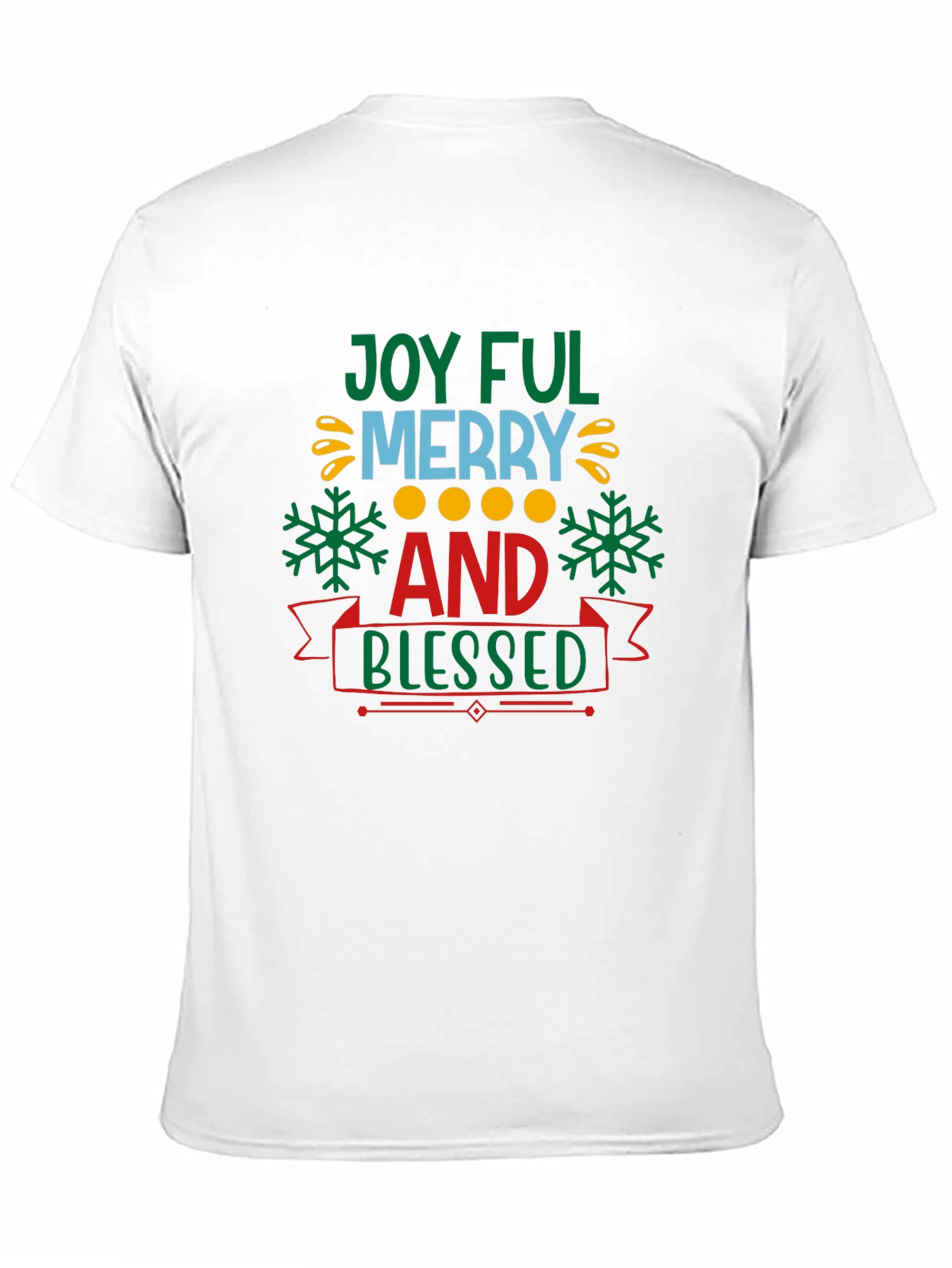 Joyful Merry & Blessed Graphic Tee