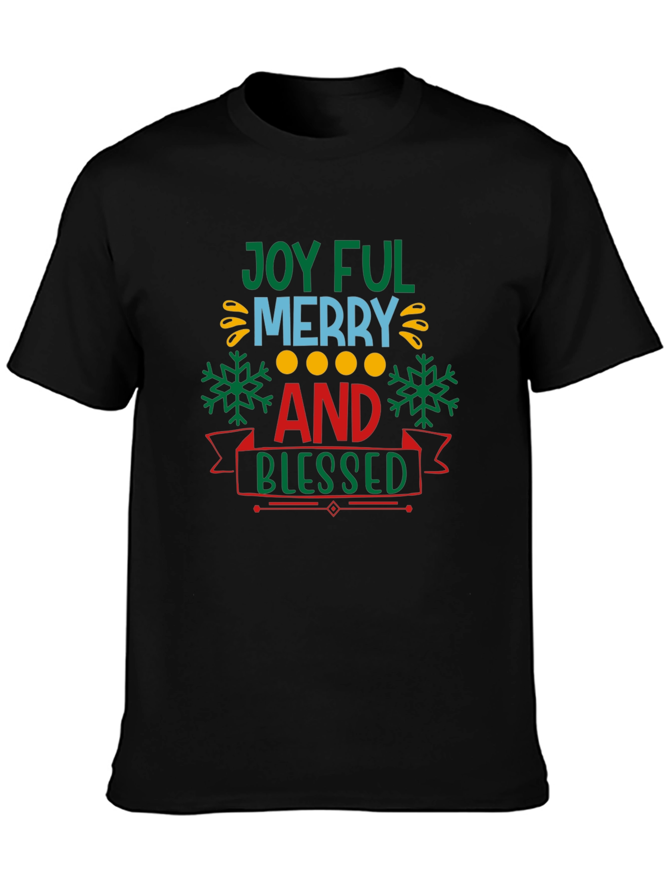 Joyful Merry & Blessed Graphic Tee