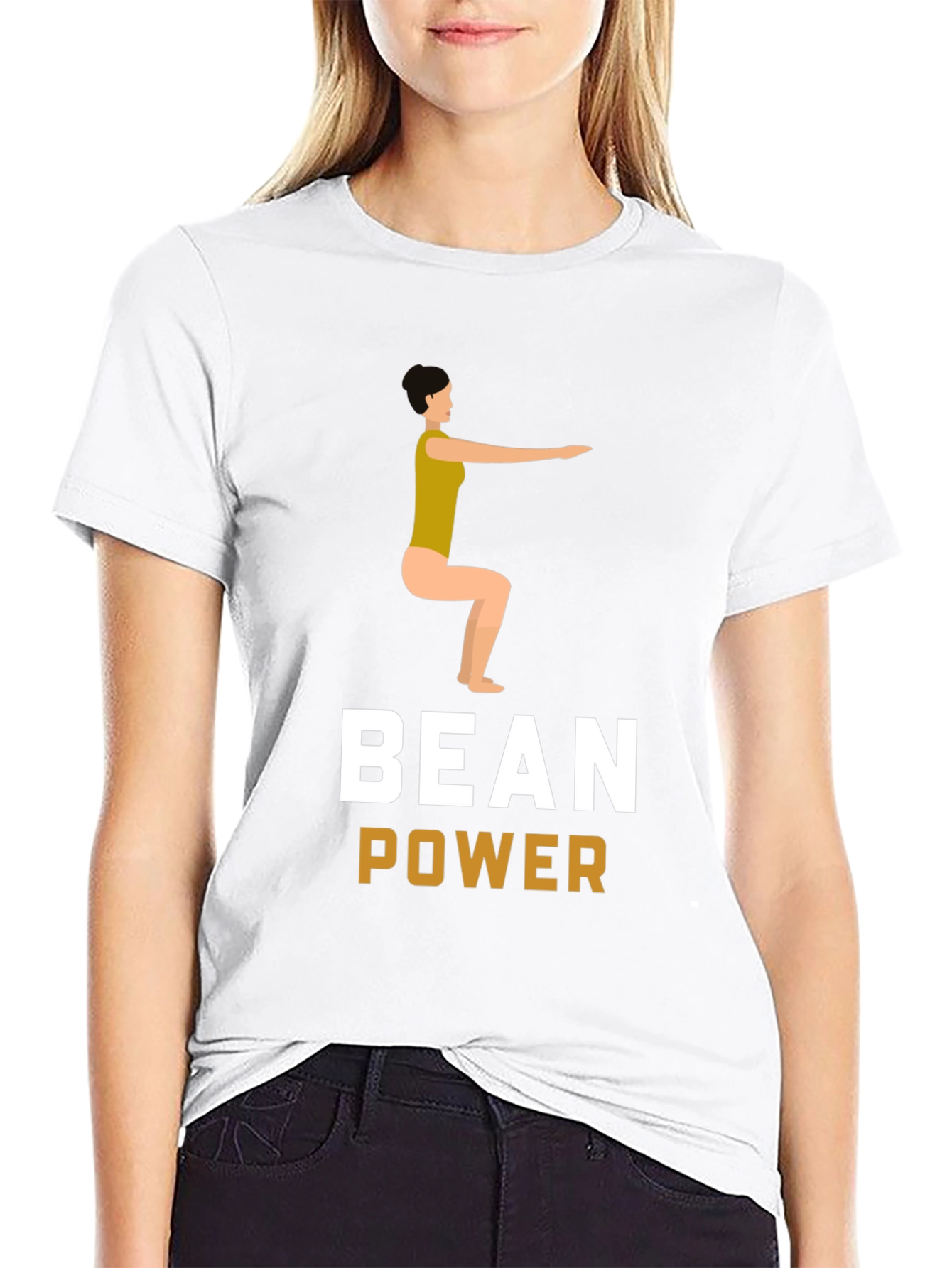 Bean Power Unisex T-Shirt - Squat Design