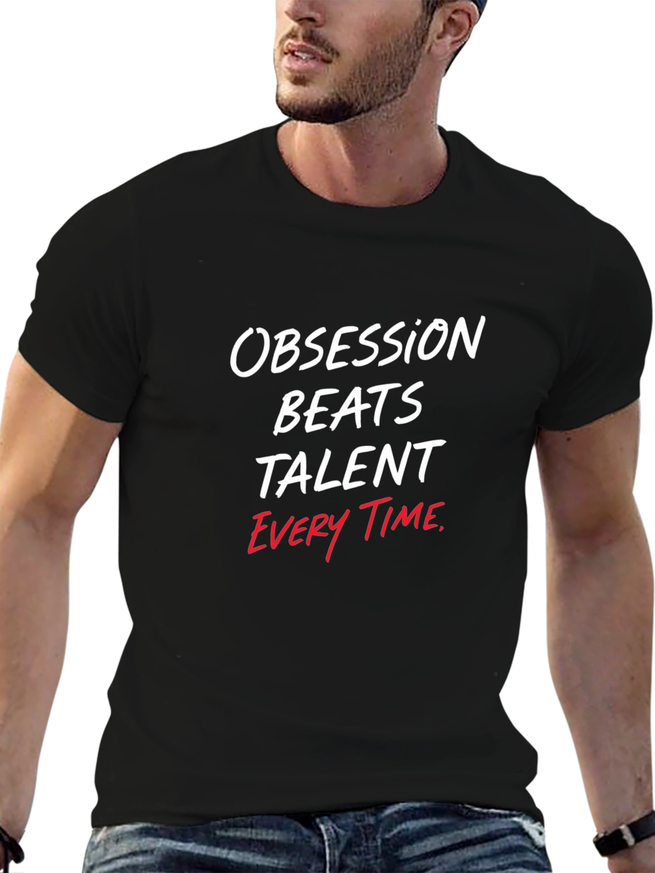 Obsession Beats Talent Graphic Tee