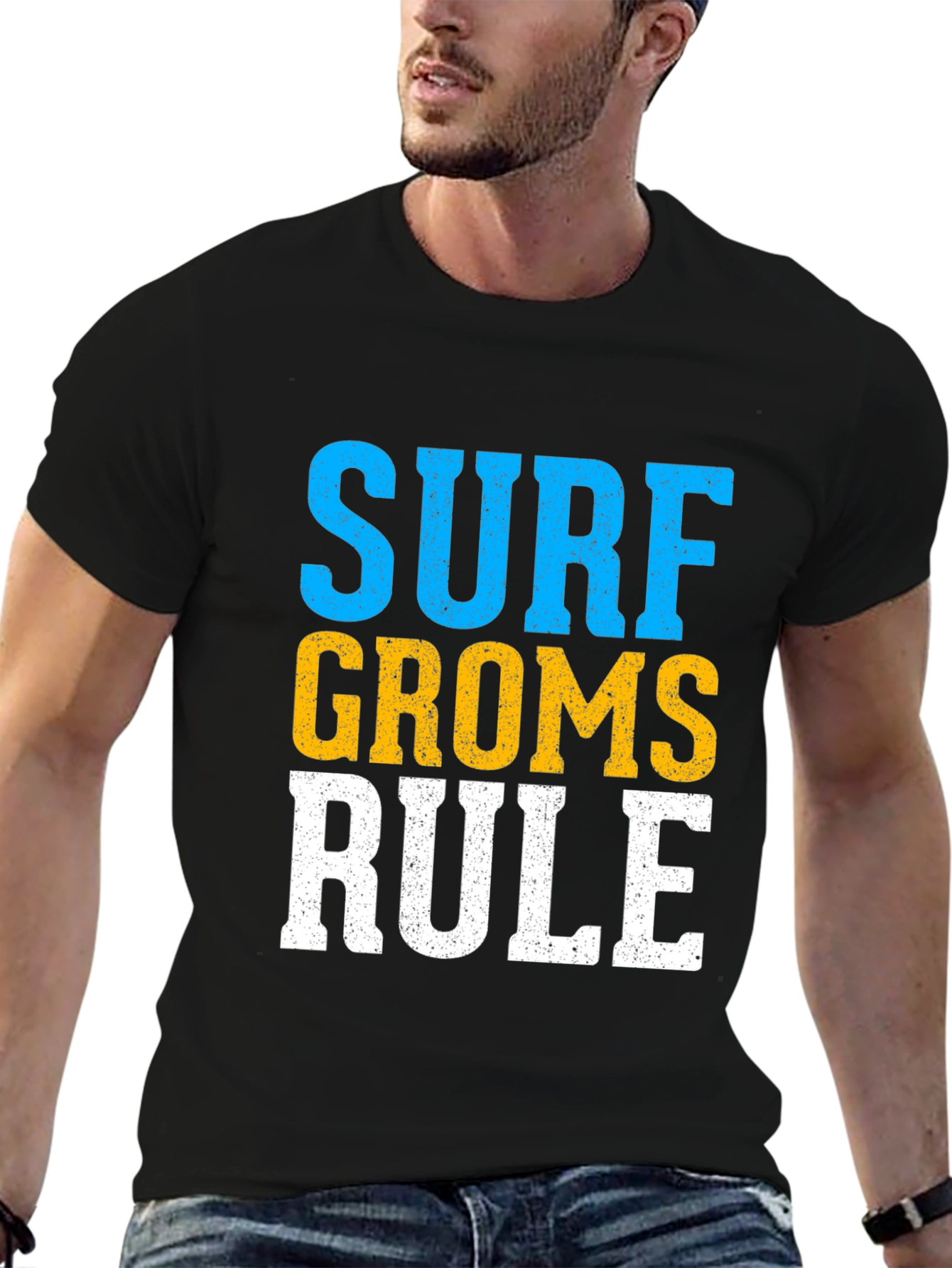 Surf Groms Rule T-Shirt -  Fun Surfing Tee