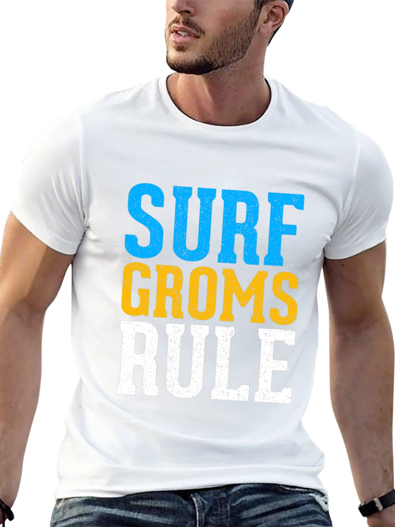 Surf Groms Rule T-Shirt -  Fun Surfing Tee