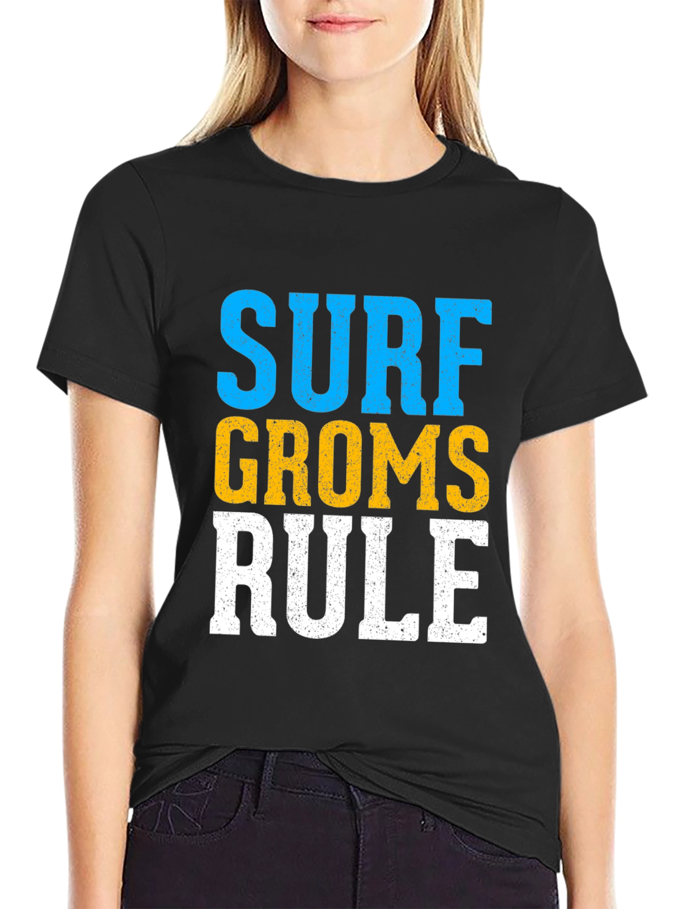 Surf Groms Rule T-Shirt -  Fun Surfing Tee