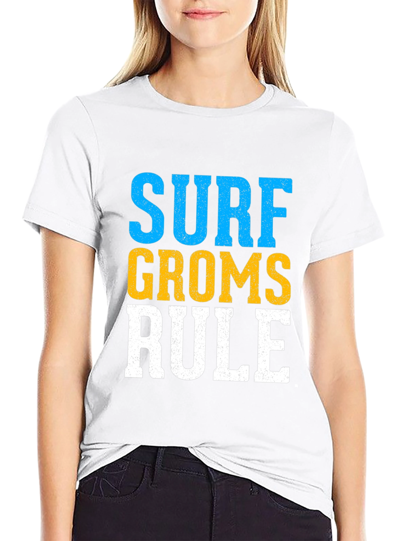 Surf Groms Rule T-Shirt -  Fun Surfing Tee