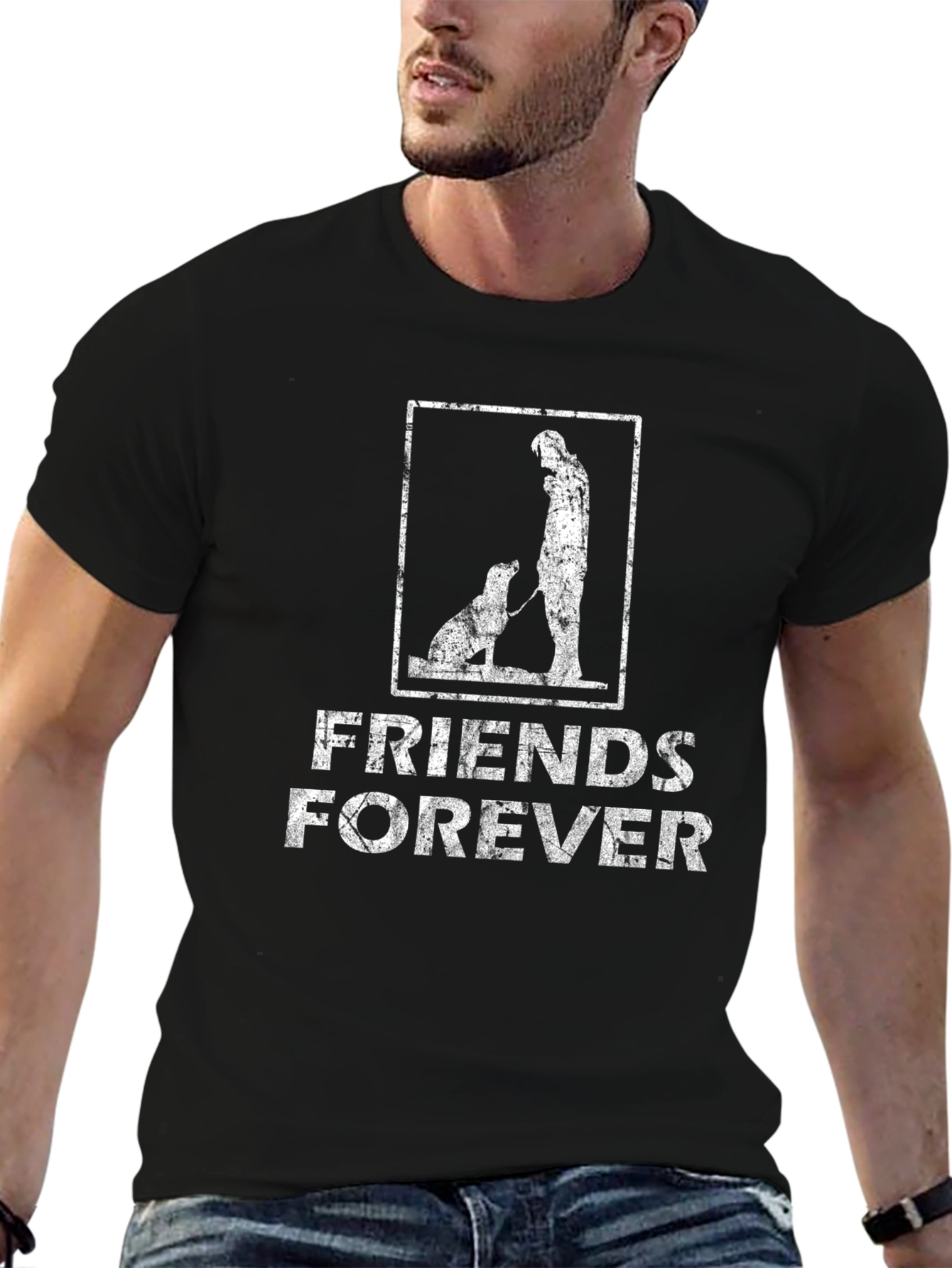 Friends Forever Graphic Tee - Dog Lover T-Shirt