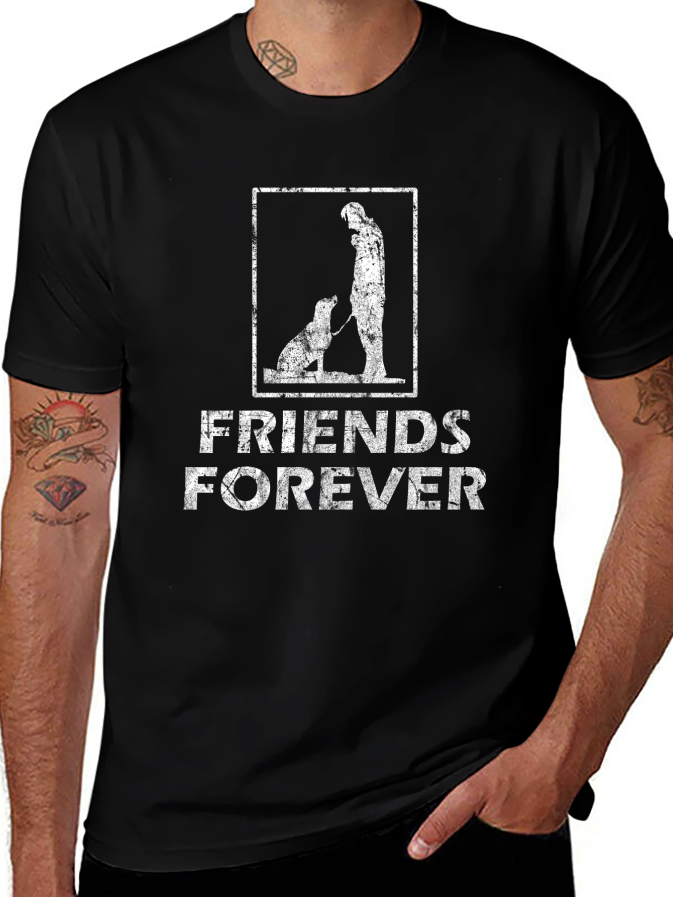 Friends Forever Graphic Tee - Dog Lover T-Shirt