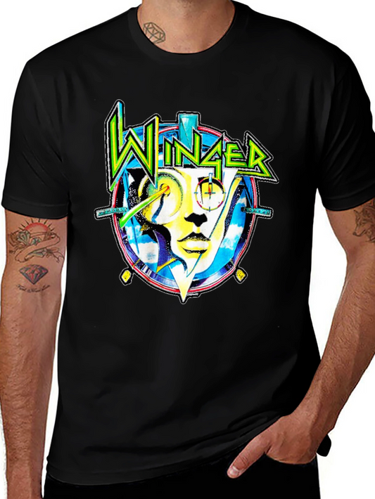 Winger Band Graphic Tee - Retro Rock Style