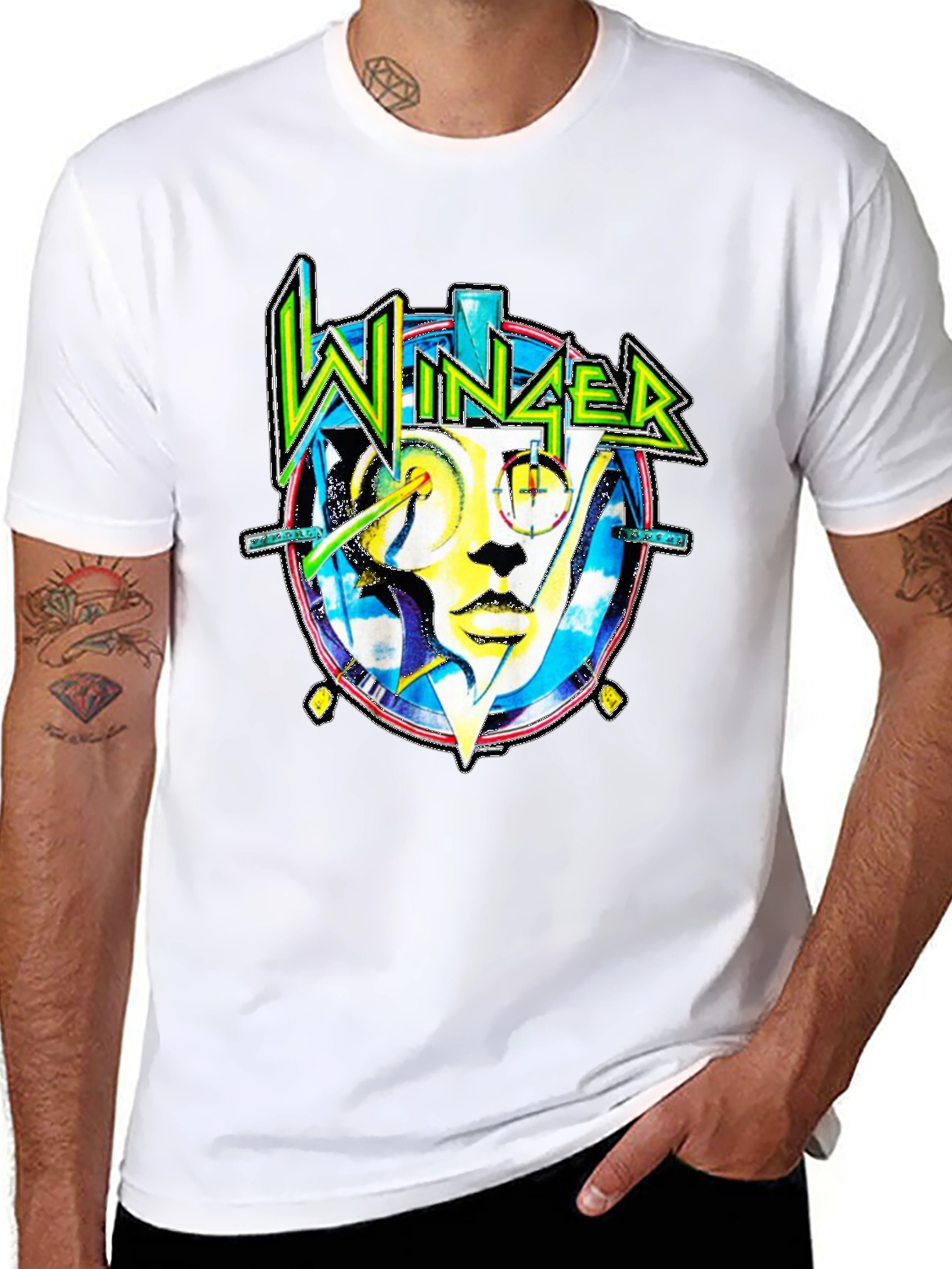 Winger Band Graphic Tee - Retro Rock Style