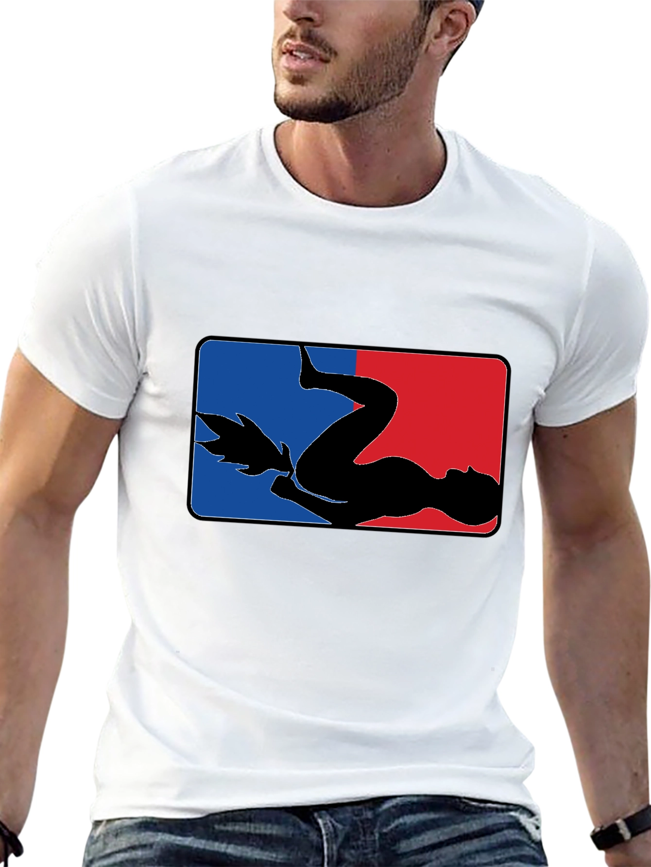Novelty Silhouette Graphic Tee