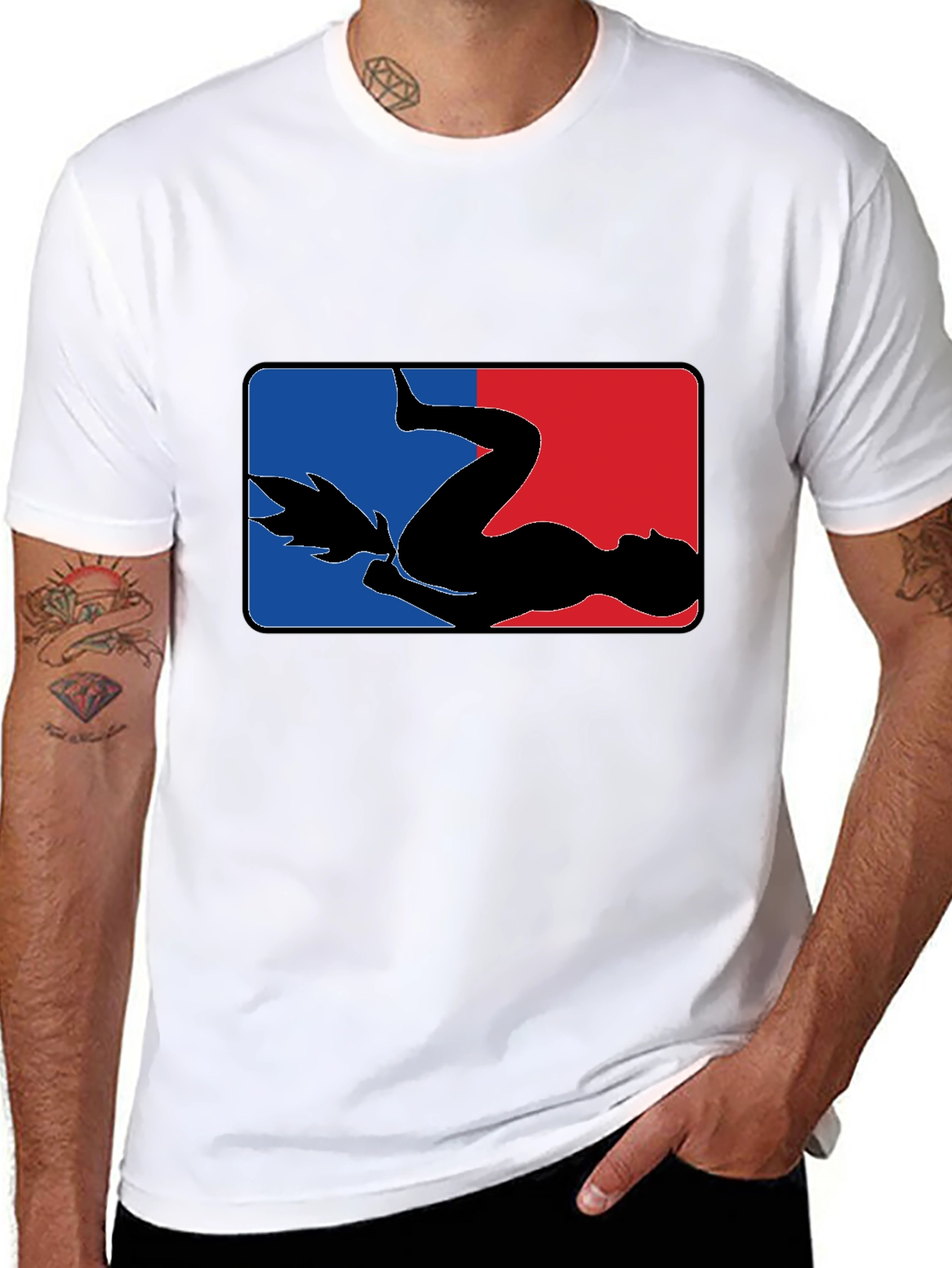 Novelty Silhouette Graphic Tee
