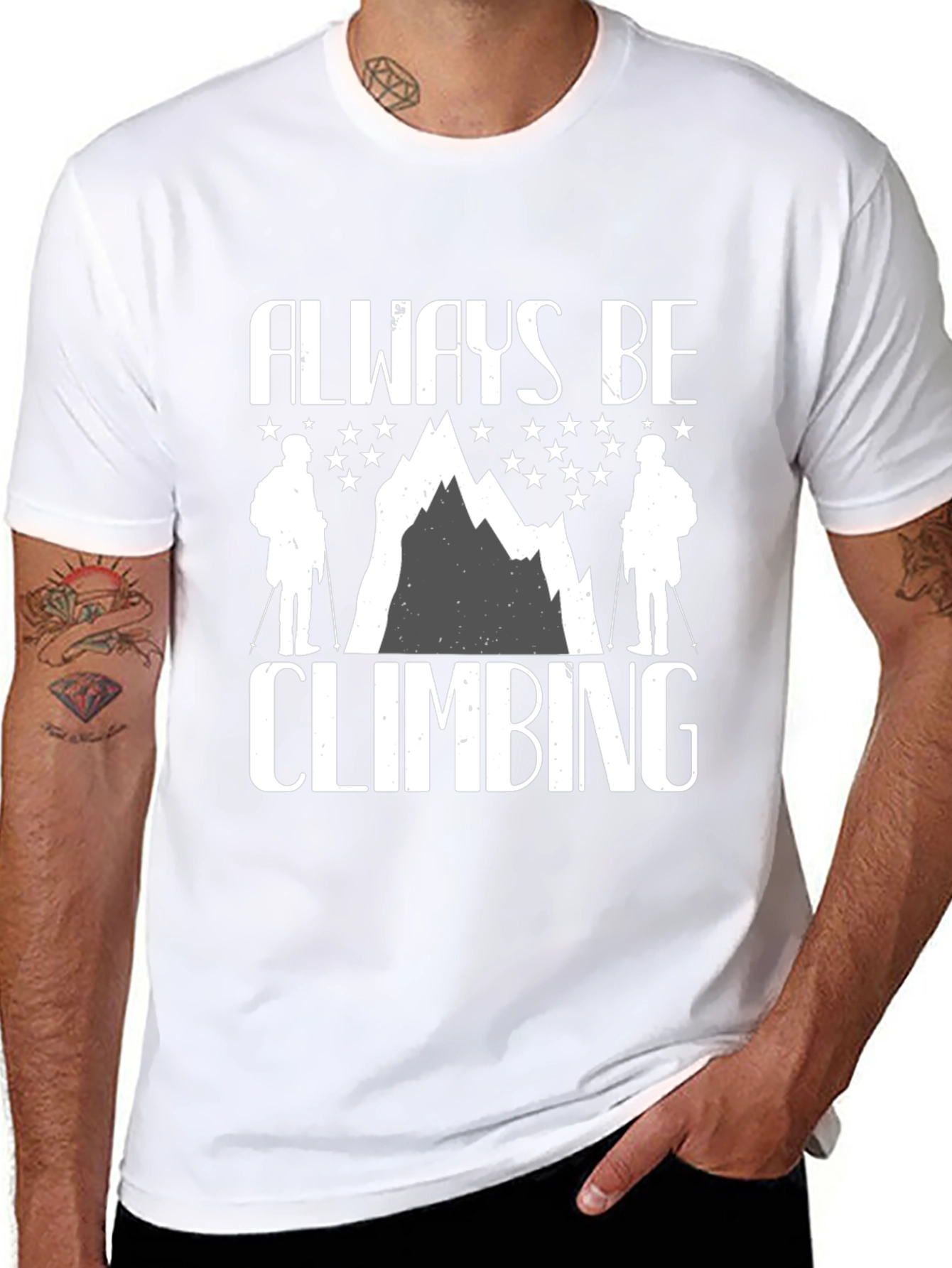 Always Be Climbing T-Shirt - Mountain Graphic Tee