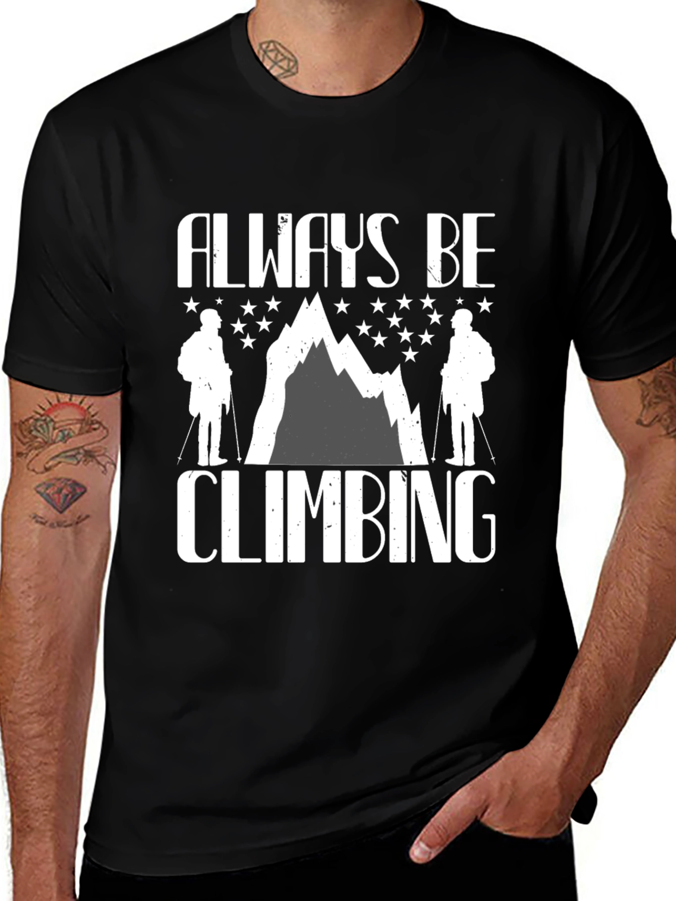 Always Be Climbing T-Shirt - Mountain Graphic Tee
