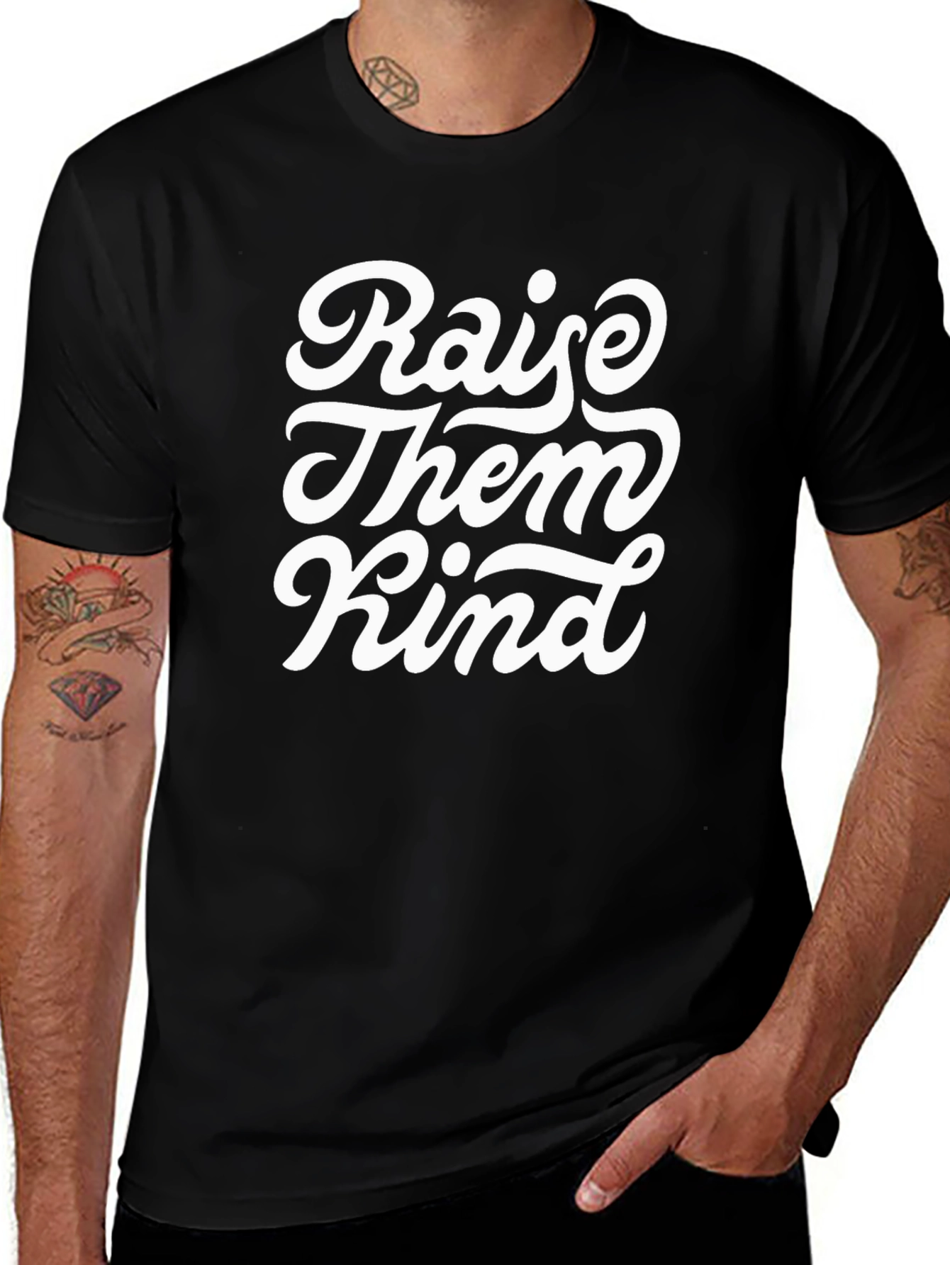 Raise Them Kind Black T-Shirt