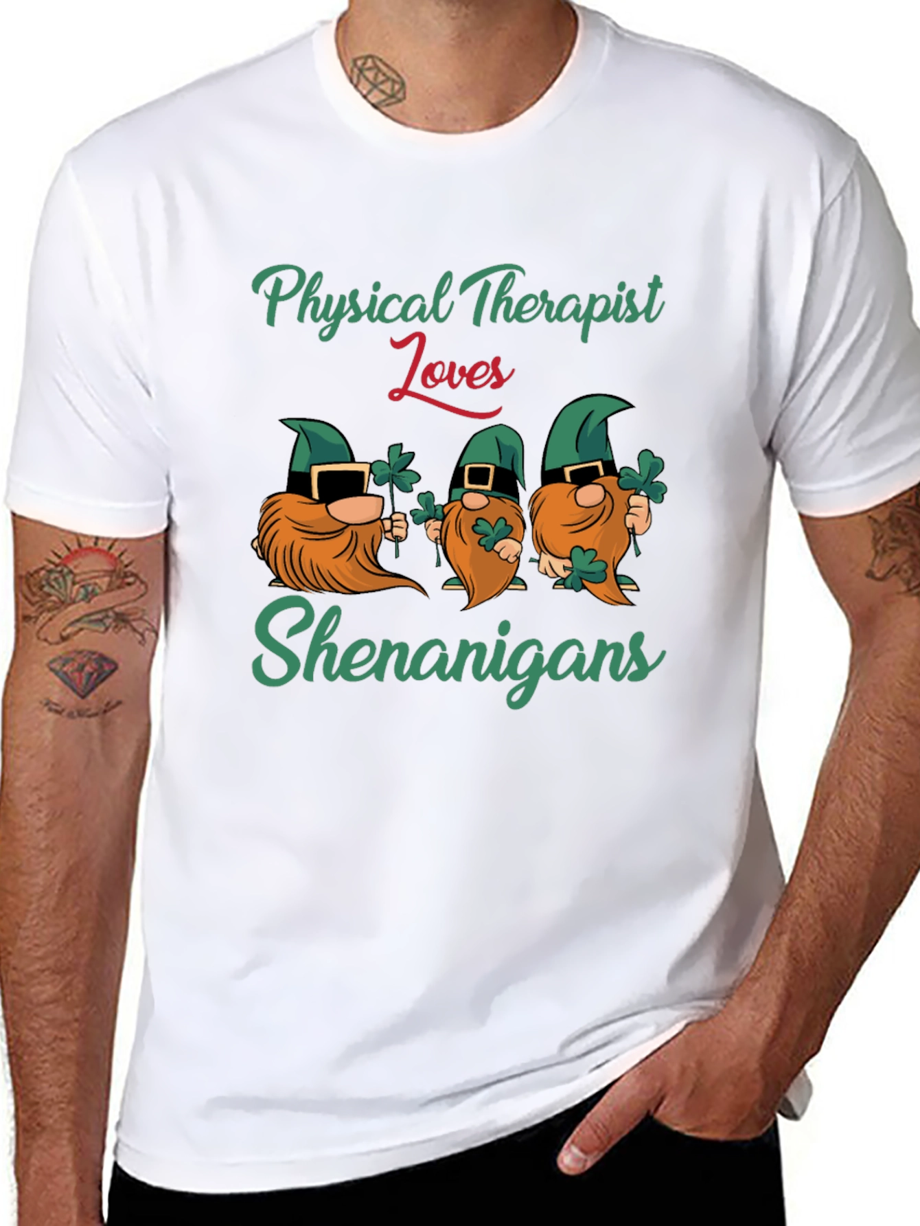 Physical Therapist Loves Shenanigans T-Shirt