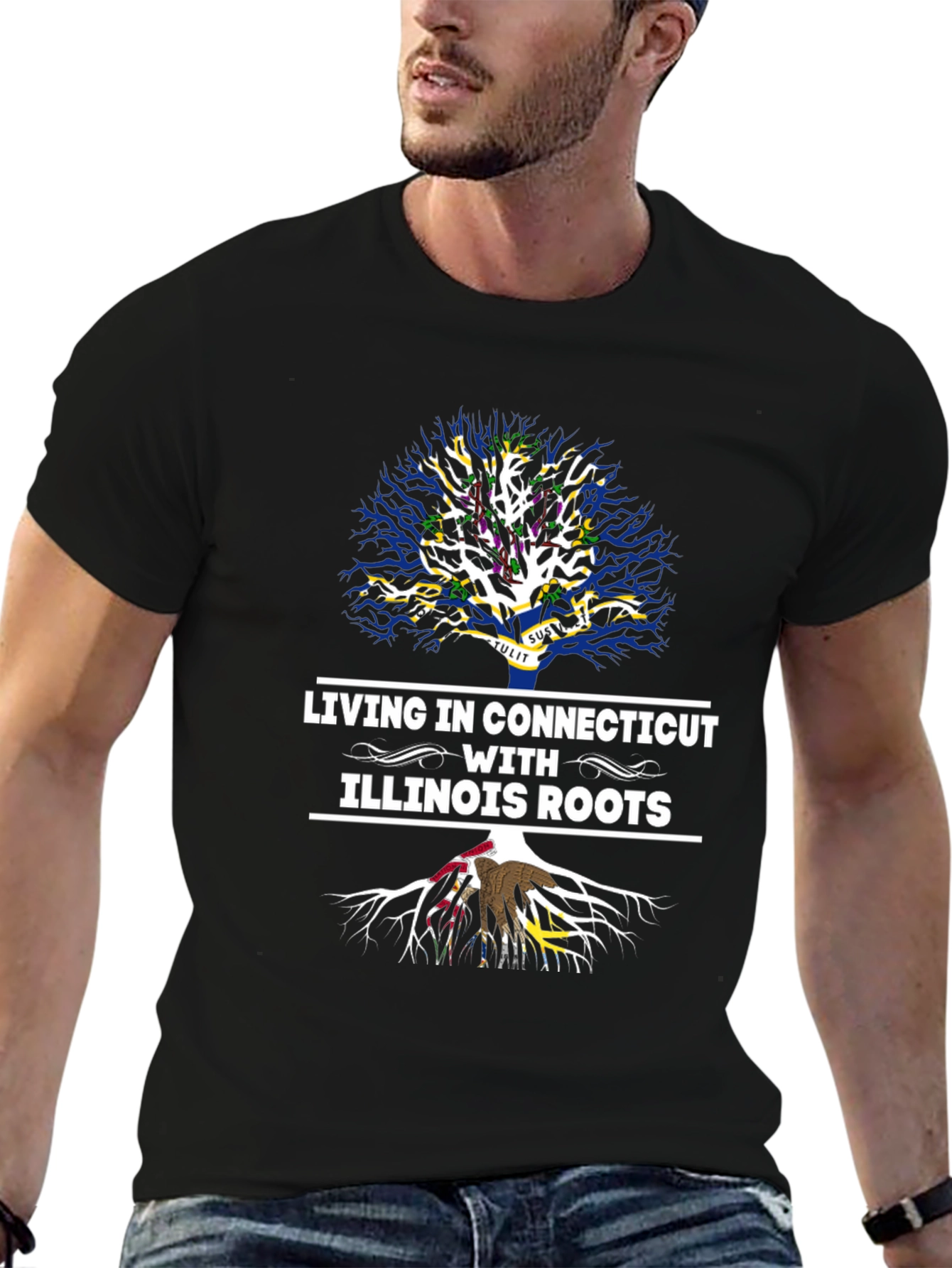 Connecticut Roots Mens T-Shirt