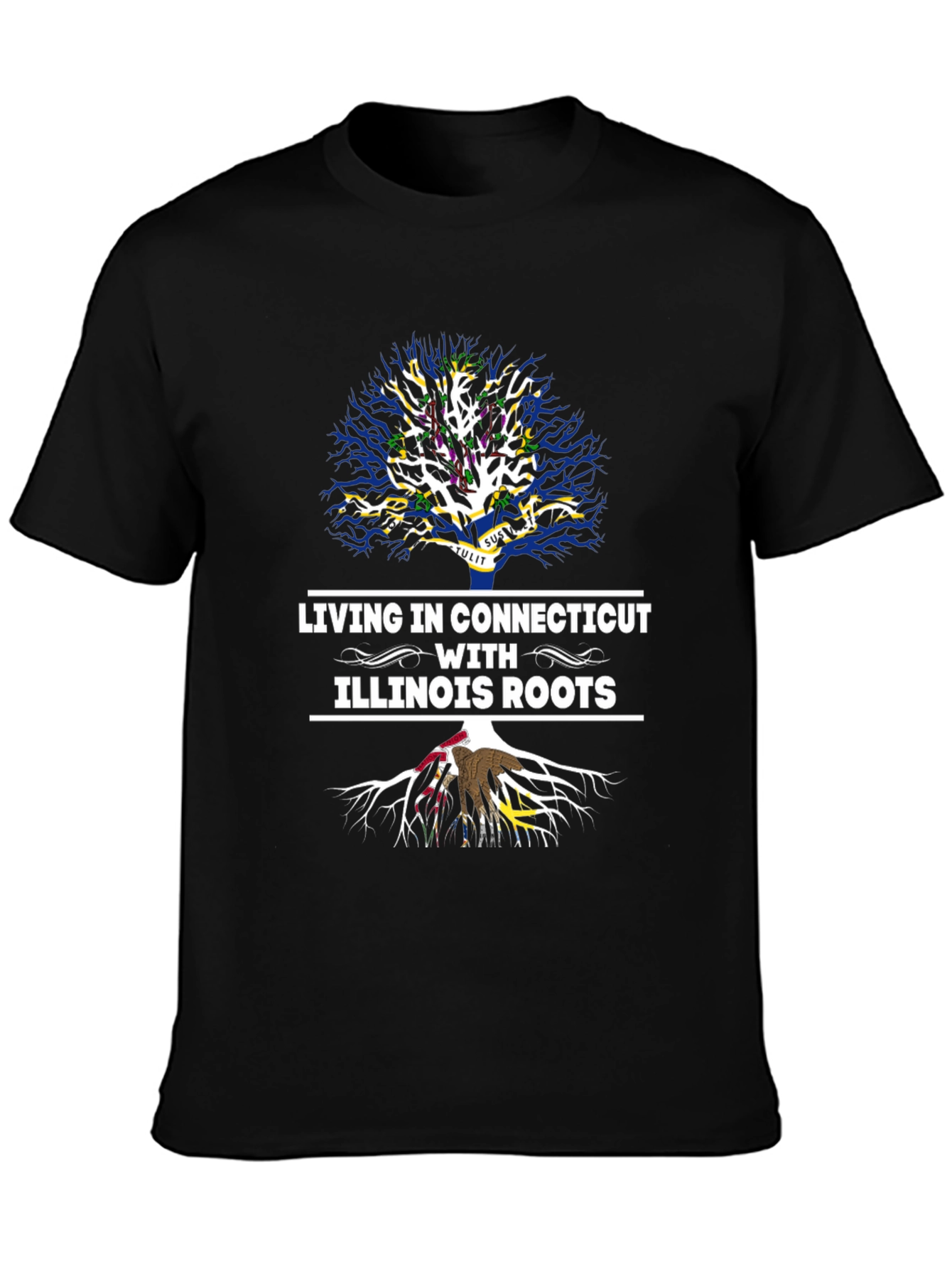 Connecticut Roots Mens T-Shirt