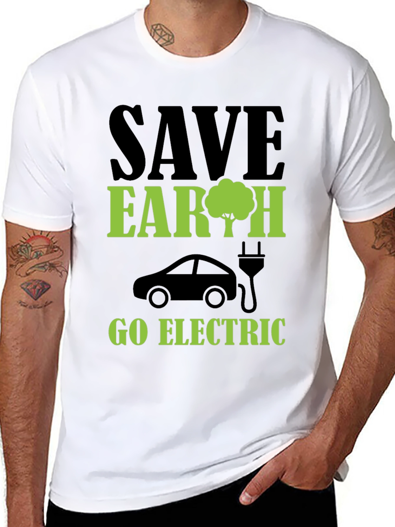 Save Earth Go Electric T-Shirt